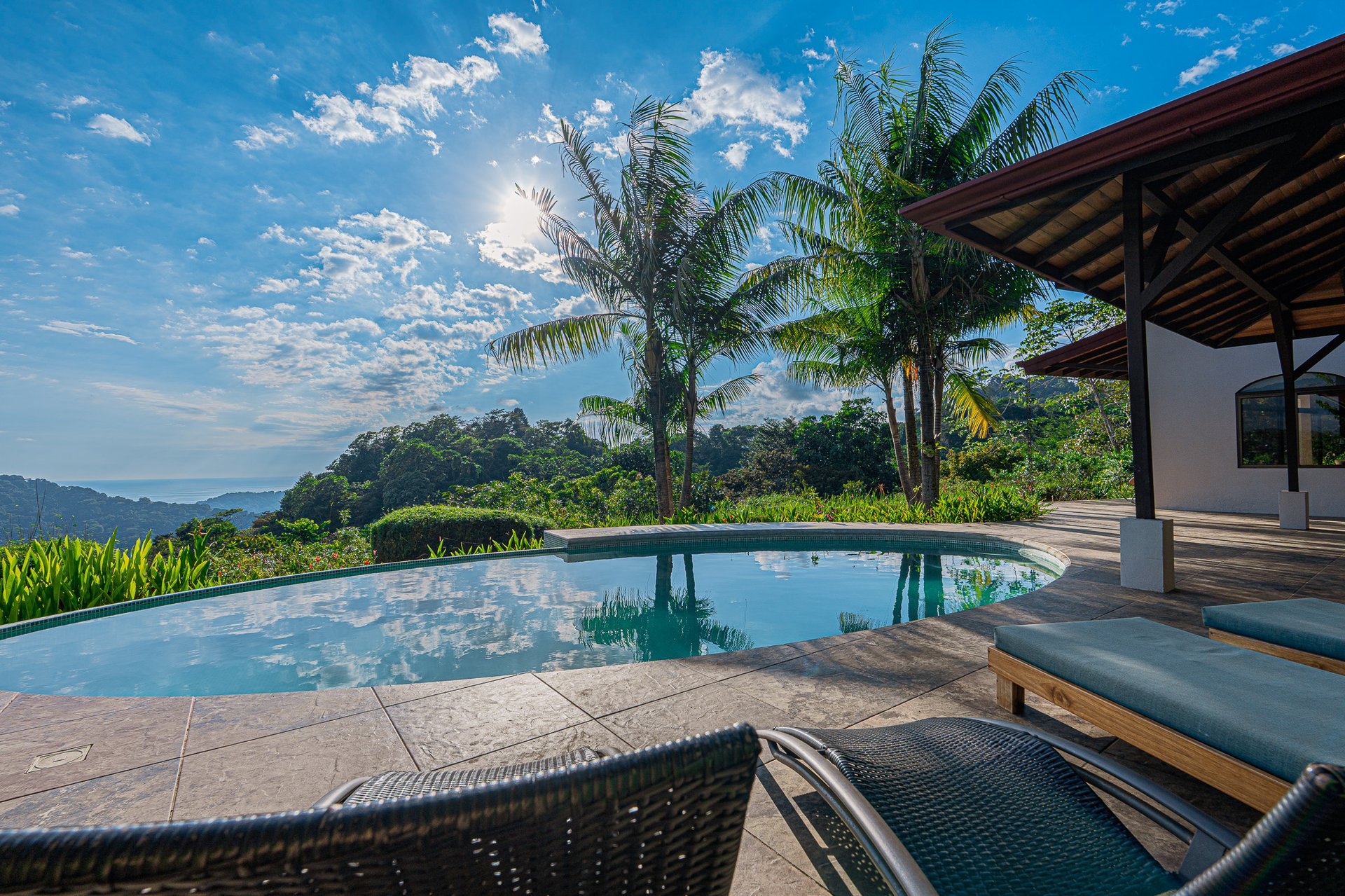 Sunset Ocean View Home on 2.6 Acres Platanillo