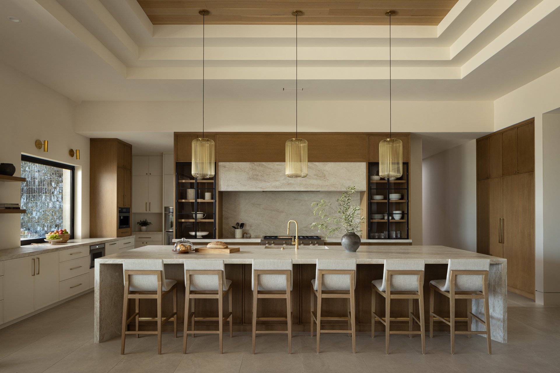Kitchen at 16740 Calle Montana, an MDD Homes custom home in Del Sur, San Diego 92127
