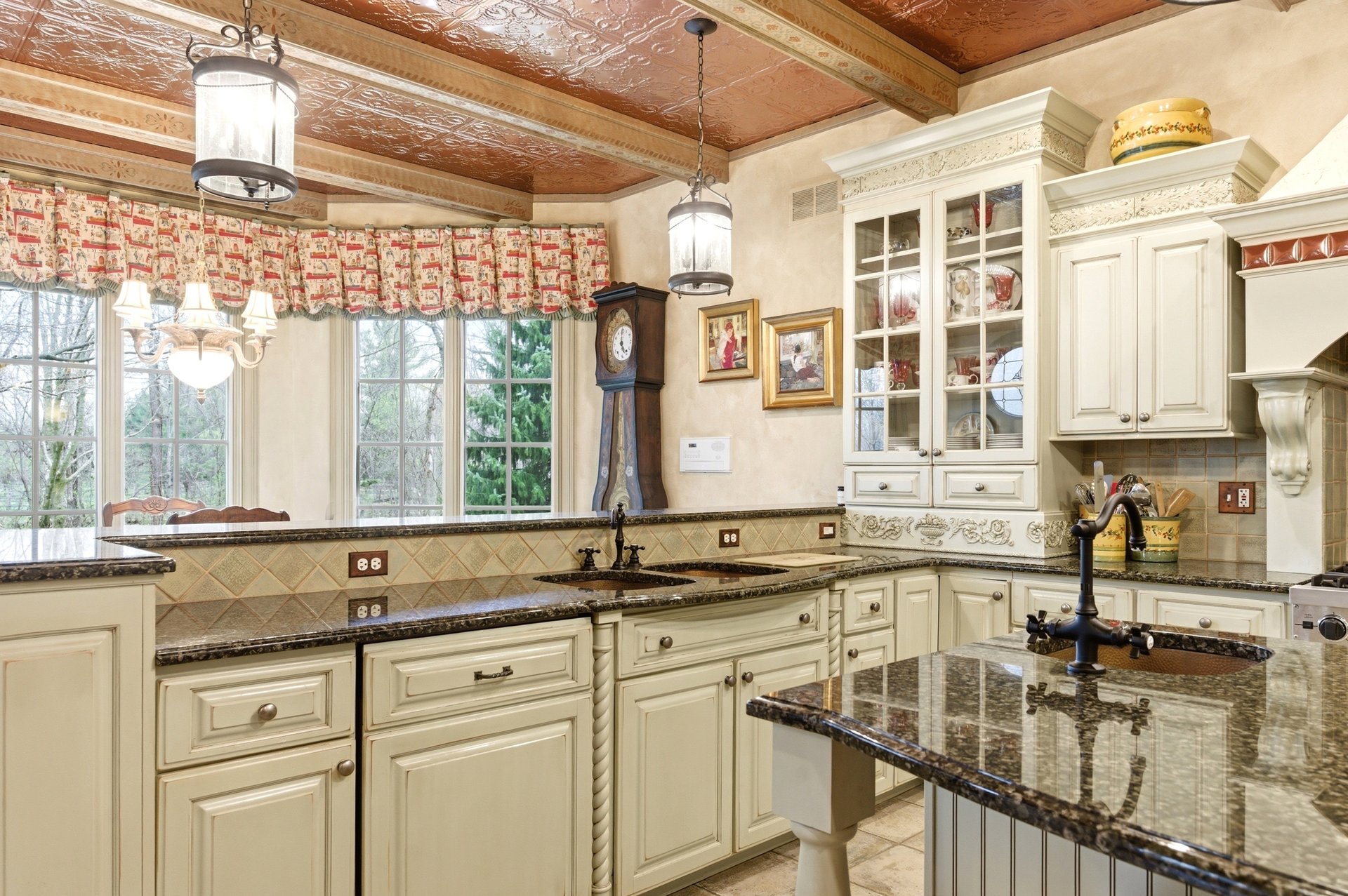 French Country Manor Home