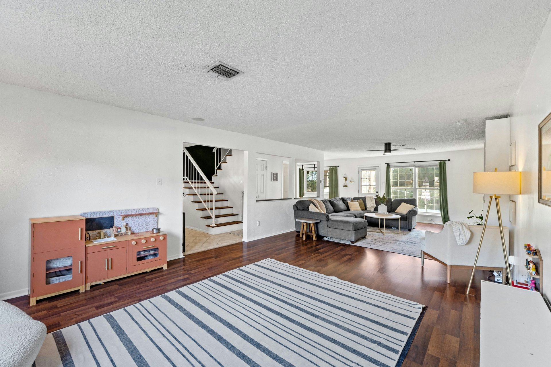 Enchanting Gracywoods Retreat with Pool, Multiple Living Spaces, and Near Domain & Q2 Stadium!