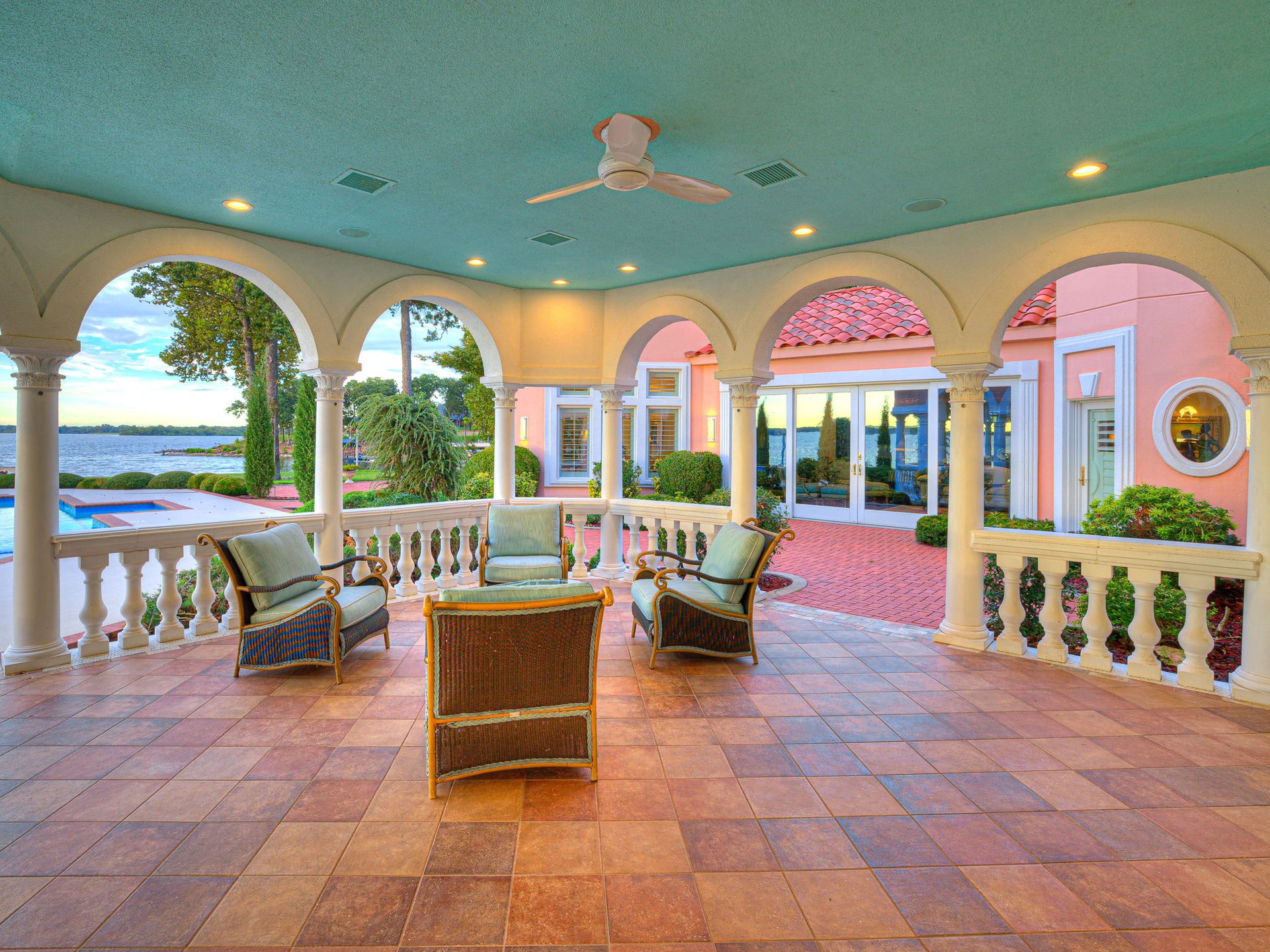 Mediterranean Estate Surrounded by the Beauty of Grand Lake 