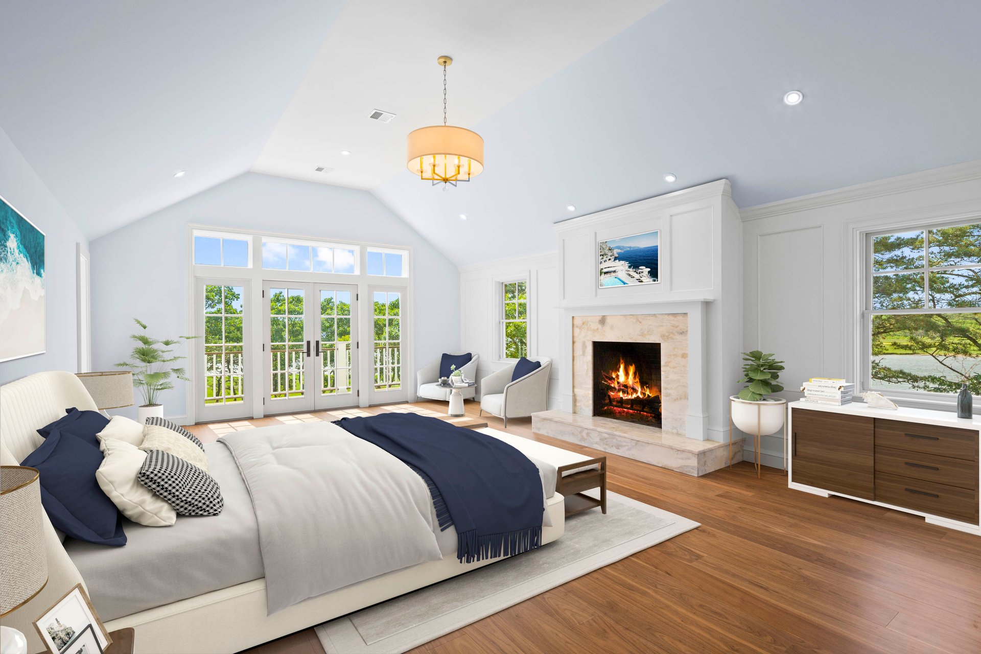 Custom Popponesset Bay Waterfront Residence