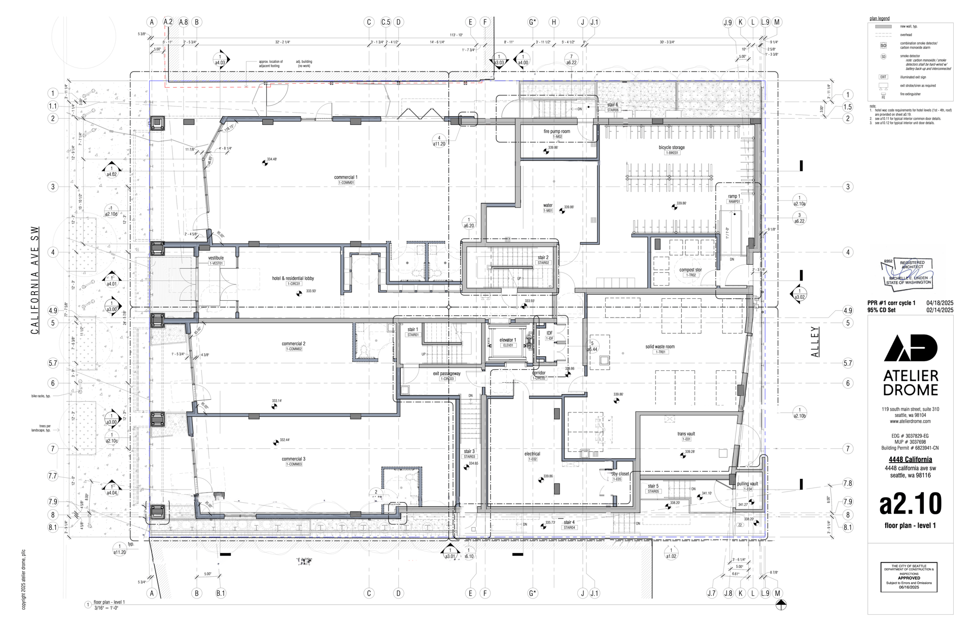 1 of 3 spaces left @ West Seattle's Alaska Junction newest building