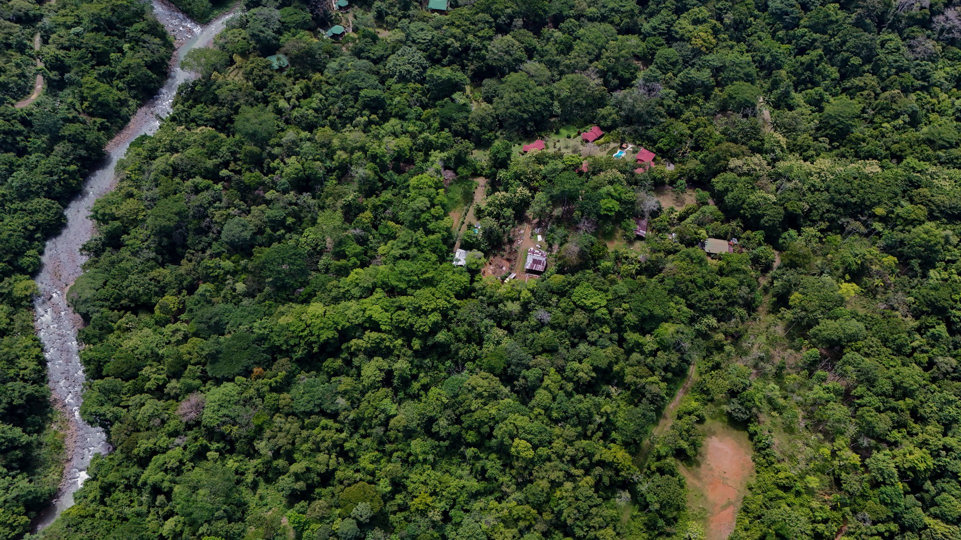 1.2- ACRE Mountain View Property with creek in  La Union Road, Uvita