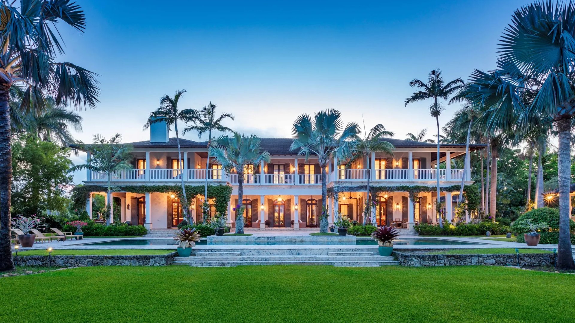 Pharrell Williams' elegant waterfront estate in Coral Gables, Miami