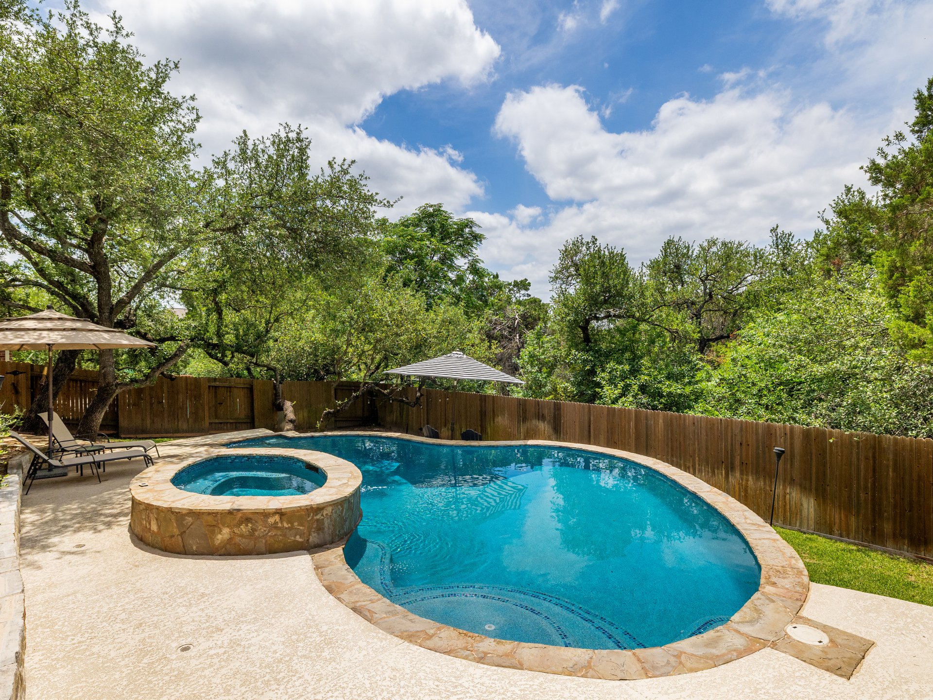 Greenbelt Retreat w/ Pool + Spa | Updated Single-Story in Canyon Creek