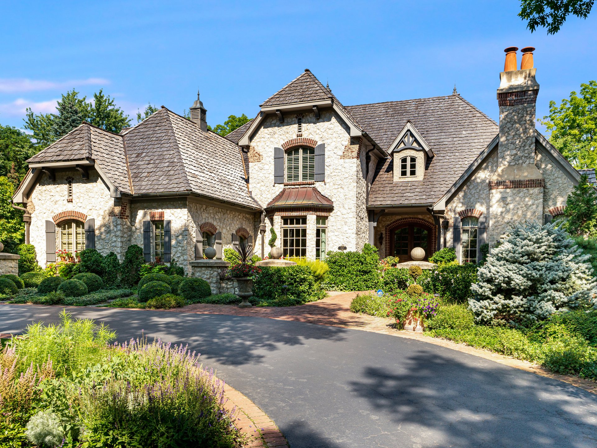 French Country Manor Home