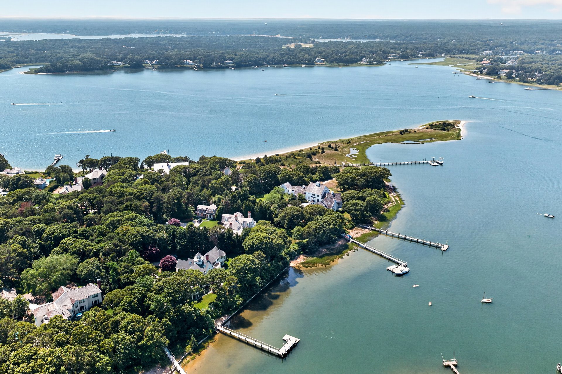Breathtaking views over West Bay and Eel River