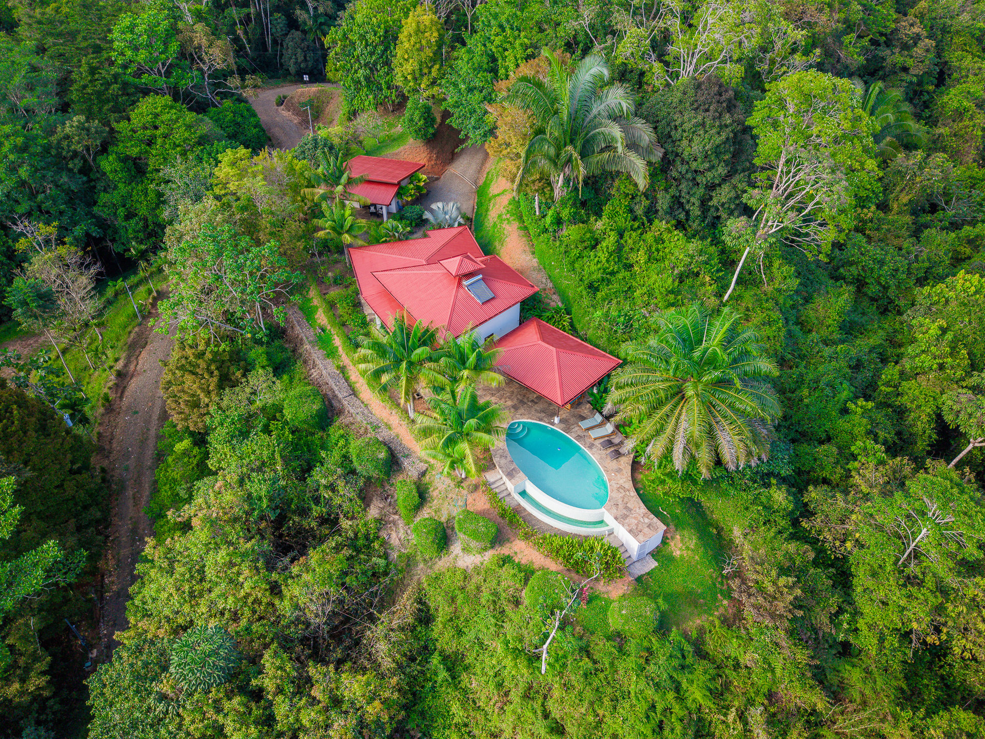 Sunset Ocean View Home on 2.6 Acres Platanillo