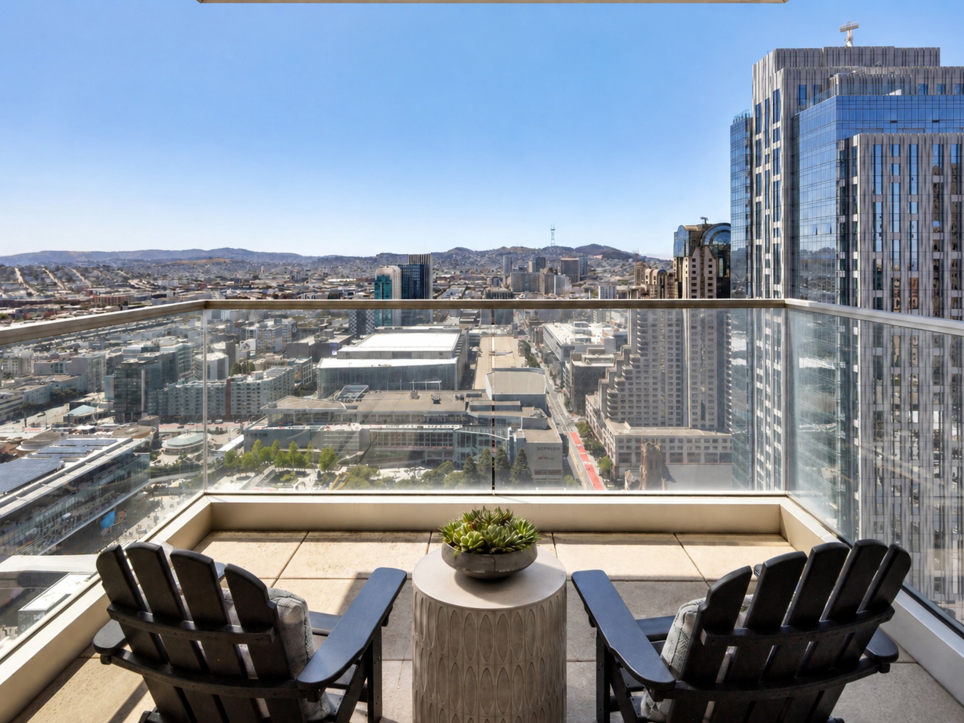 Glass Walls. Open Sky. Private Terrace.
