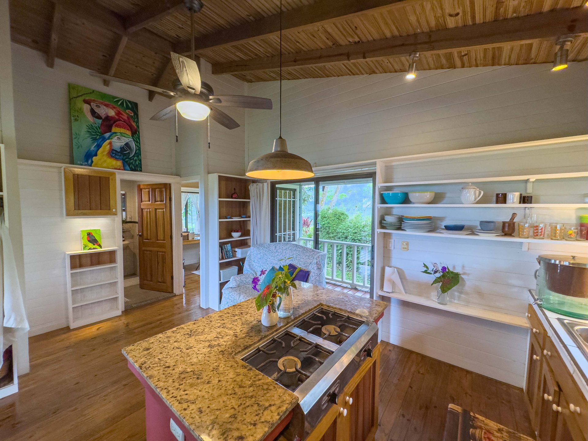 Tinamastes Eco Orchard | Creekside 2BR Home + Studio Casita