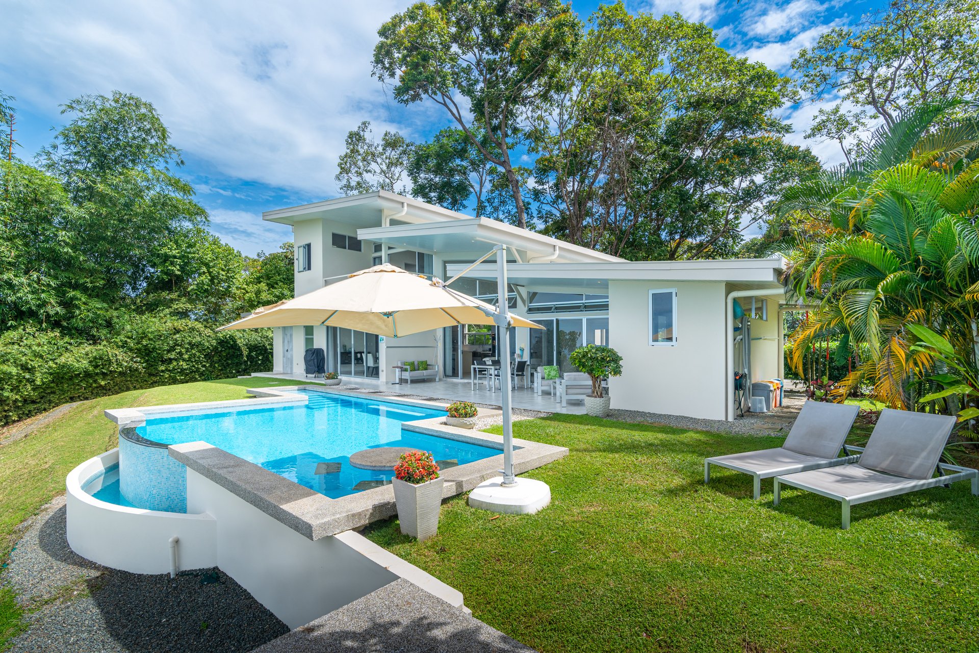 Villa Blü – An Elevated Oasis in Uvita, Jaw Dropping Views of the Whales Tail and Osa!