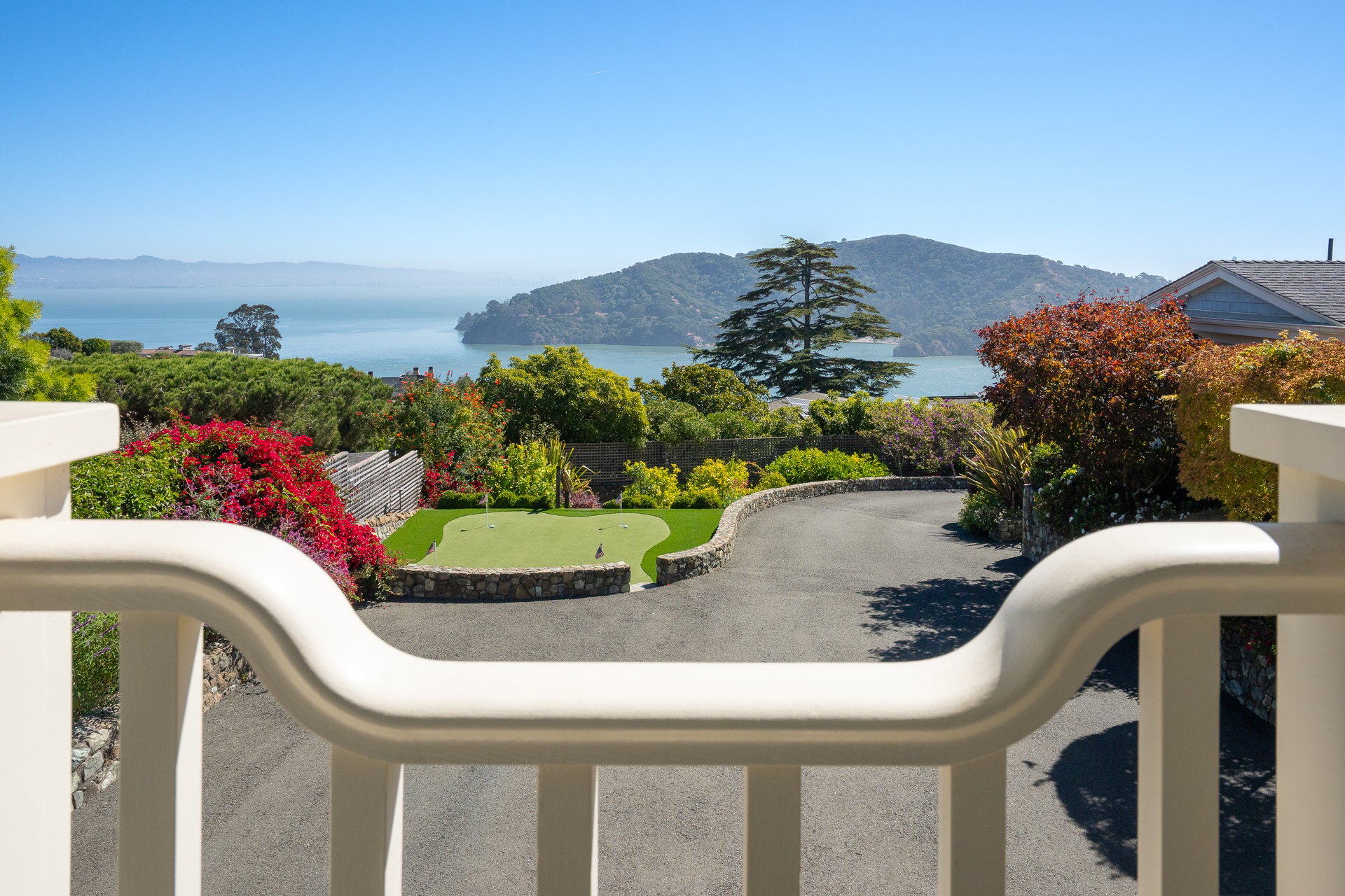 Exceptional East Coast-Inspired Estate with Sweeping Views of San Francisco and the Golden Gate Bridge