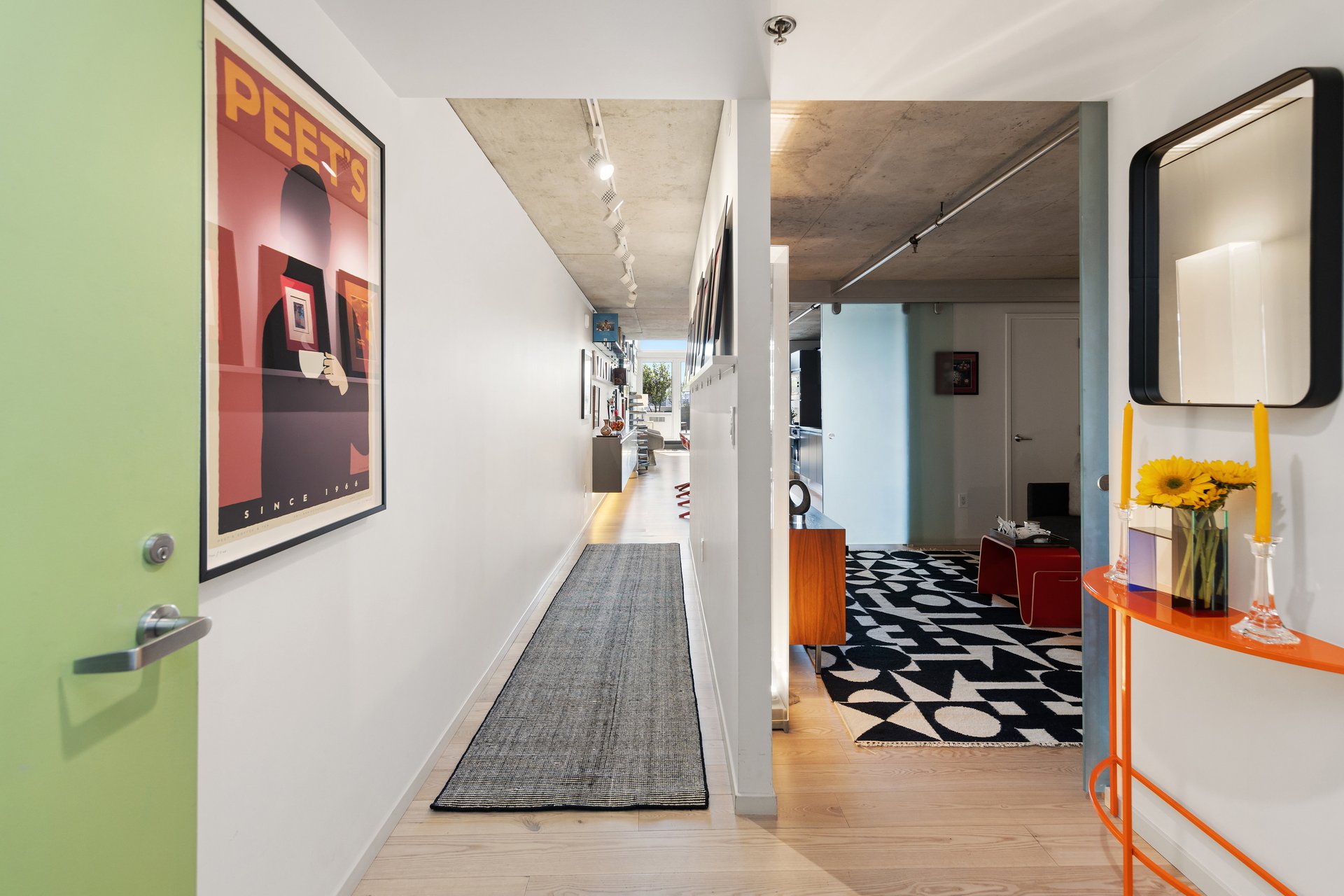 Modernist Loft With Designed Terrace