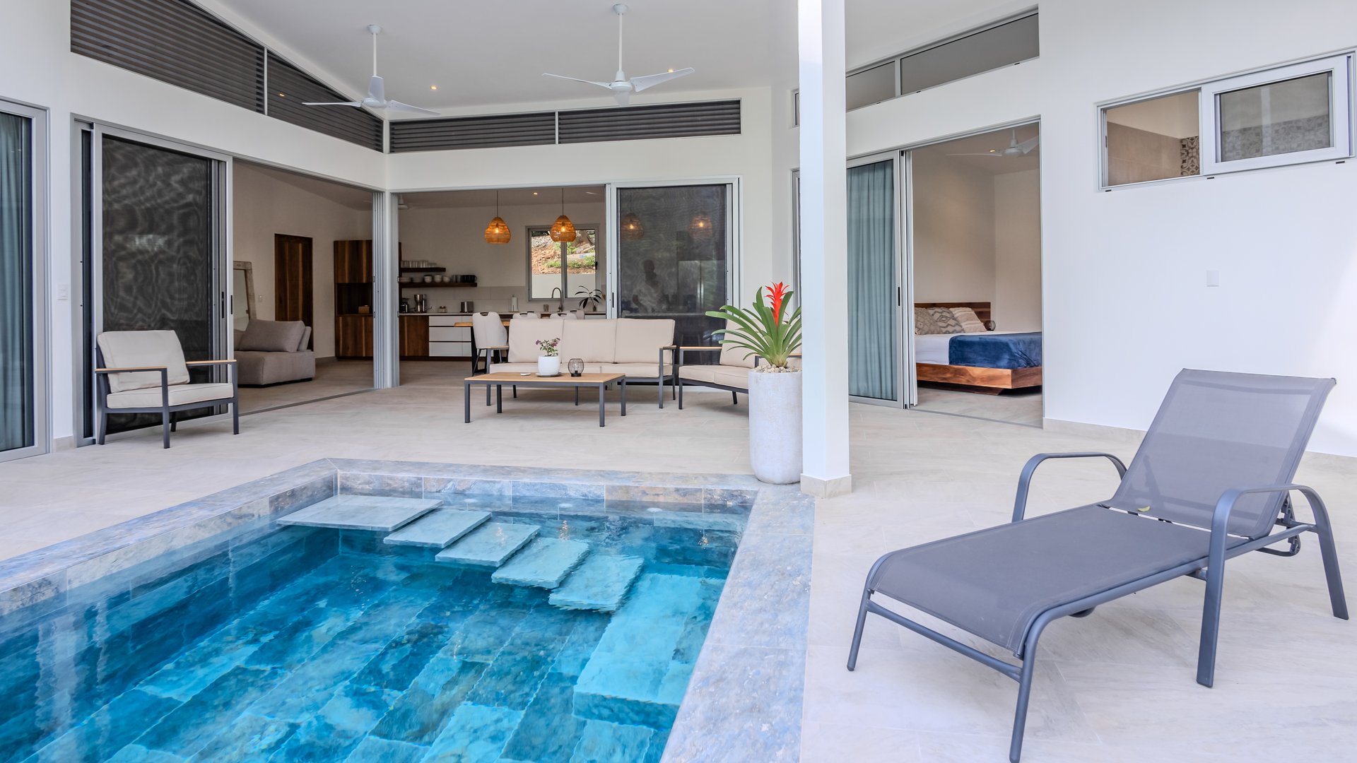A Huge Rainforest, River & Waterfall Property With TWO Mountain & Jungle-View Luxury Homes on a Massive 4.93 Acre Lot – PLUS an Additional Plantel ready for Development