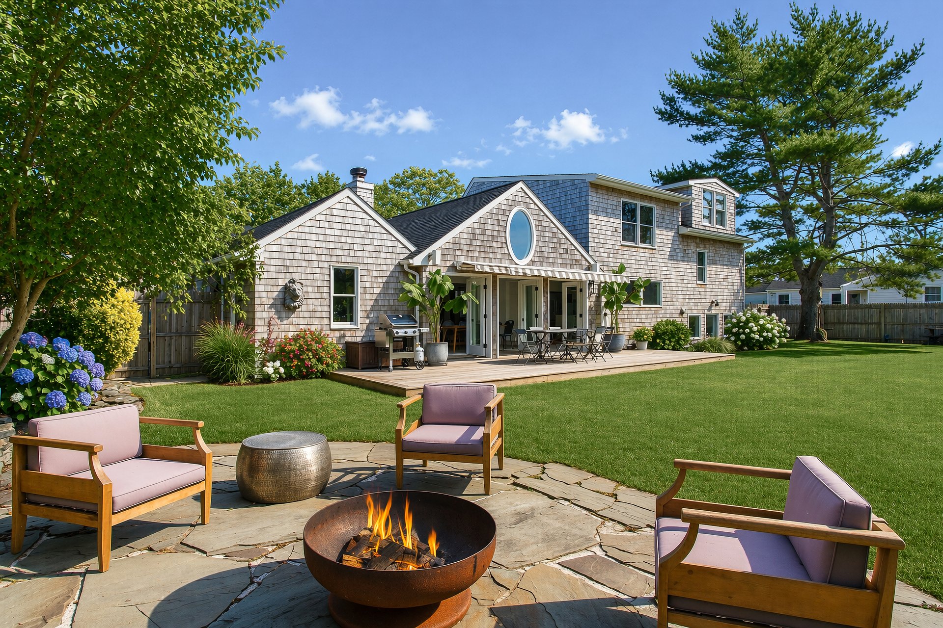 A Turnkey Mid-Century, Effortlessly Located in Bellport Village