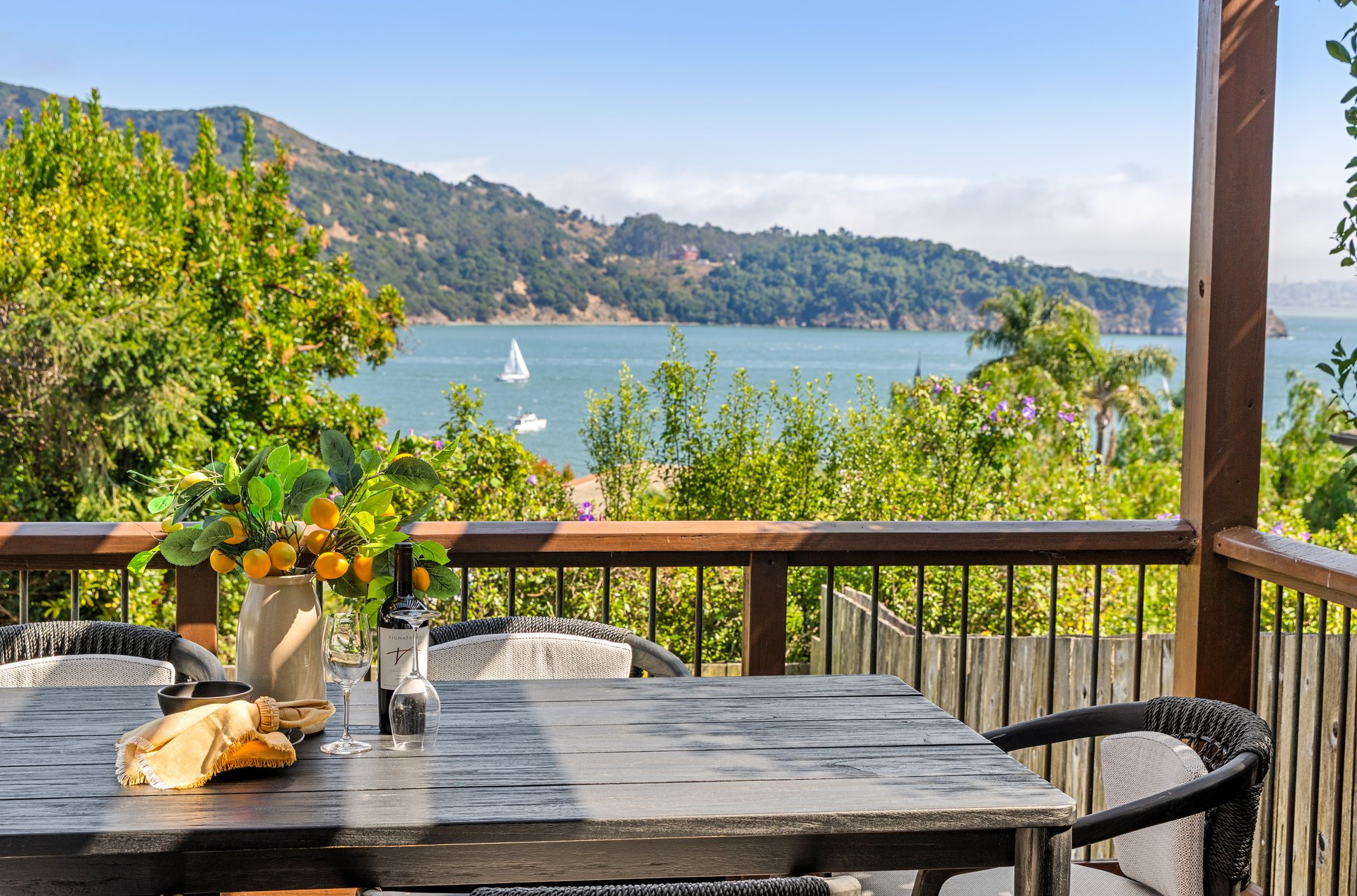 Picturesque Views of the Bay and Angel Island