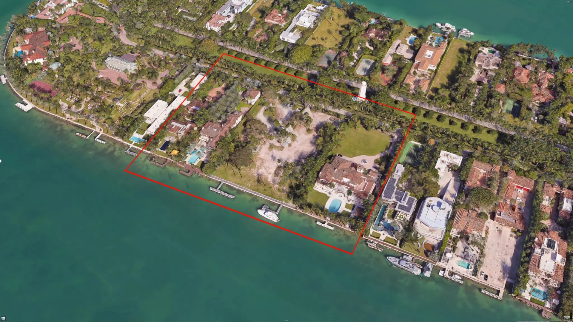 Ken Griffin's mega-estate mansion on Star Island, Miami Beach