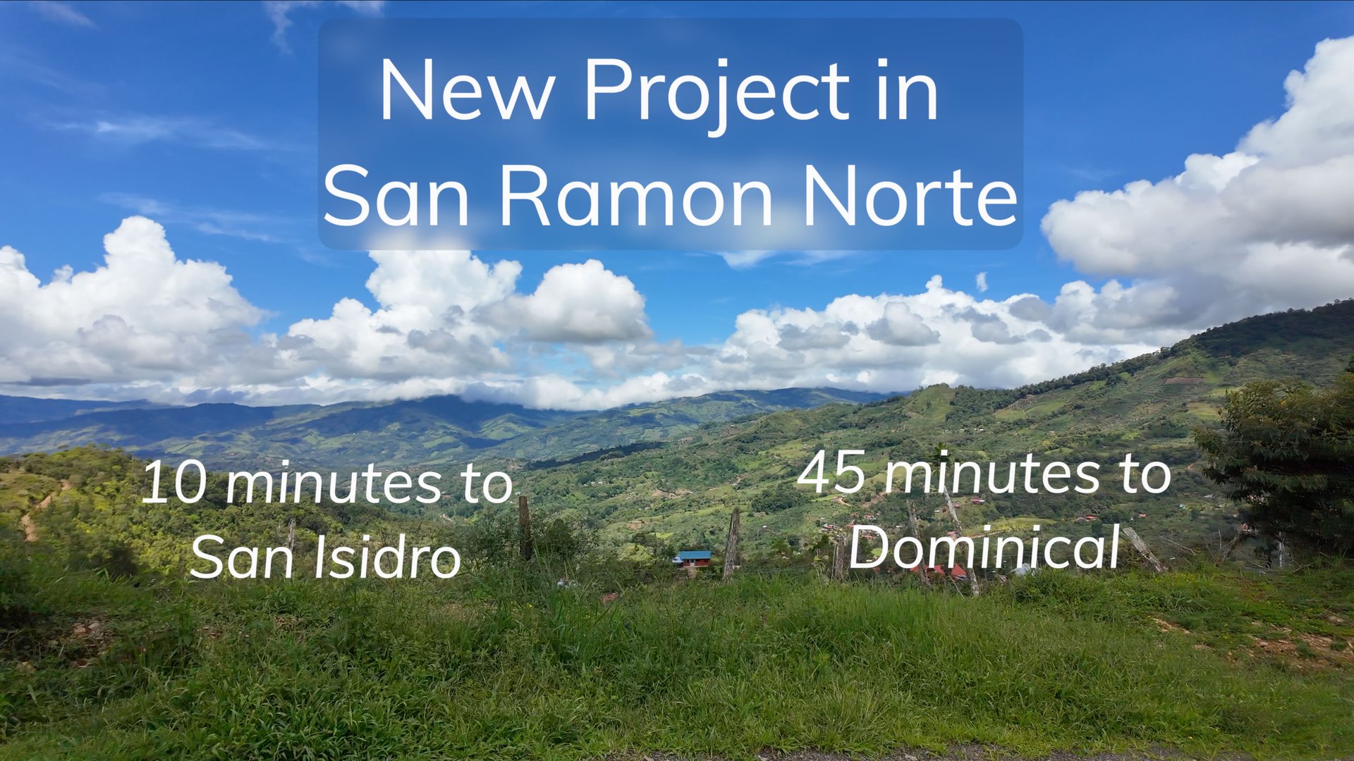 33 Acres, 12 lot Land Development Opportunity ready to build on-near San Isidro