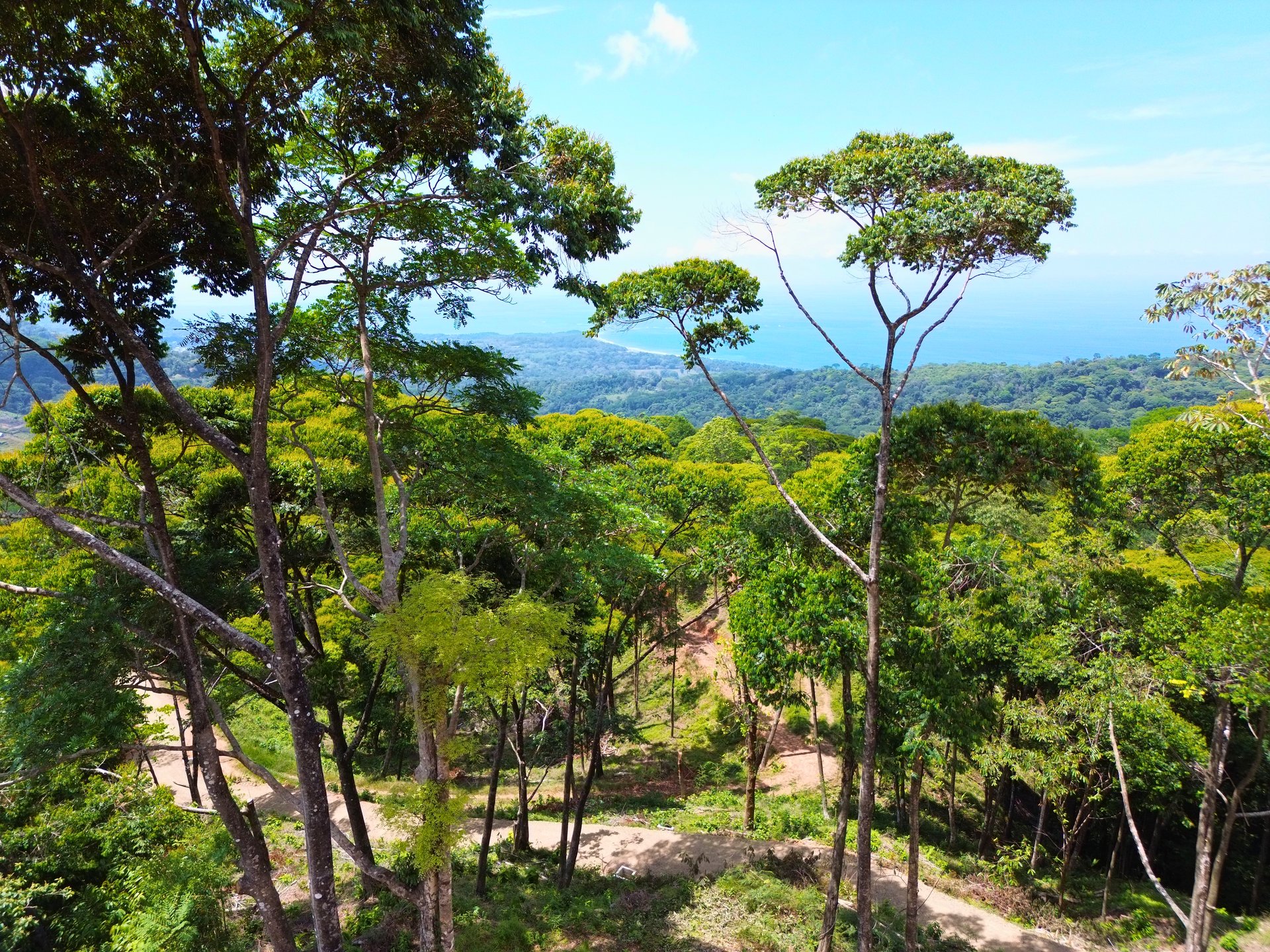 Ocean View Land for Sale in Uvita San Josecito with Whale Tail Views and Gated