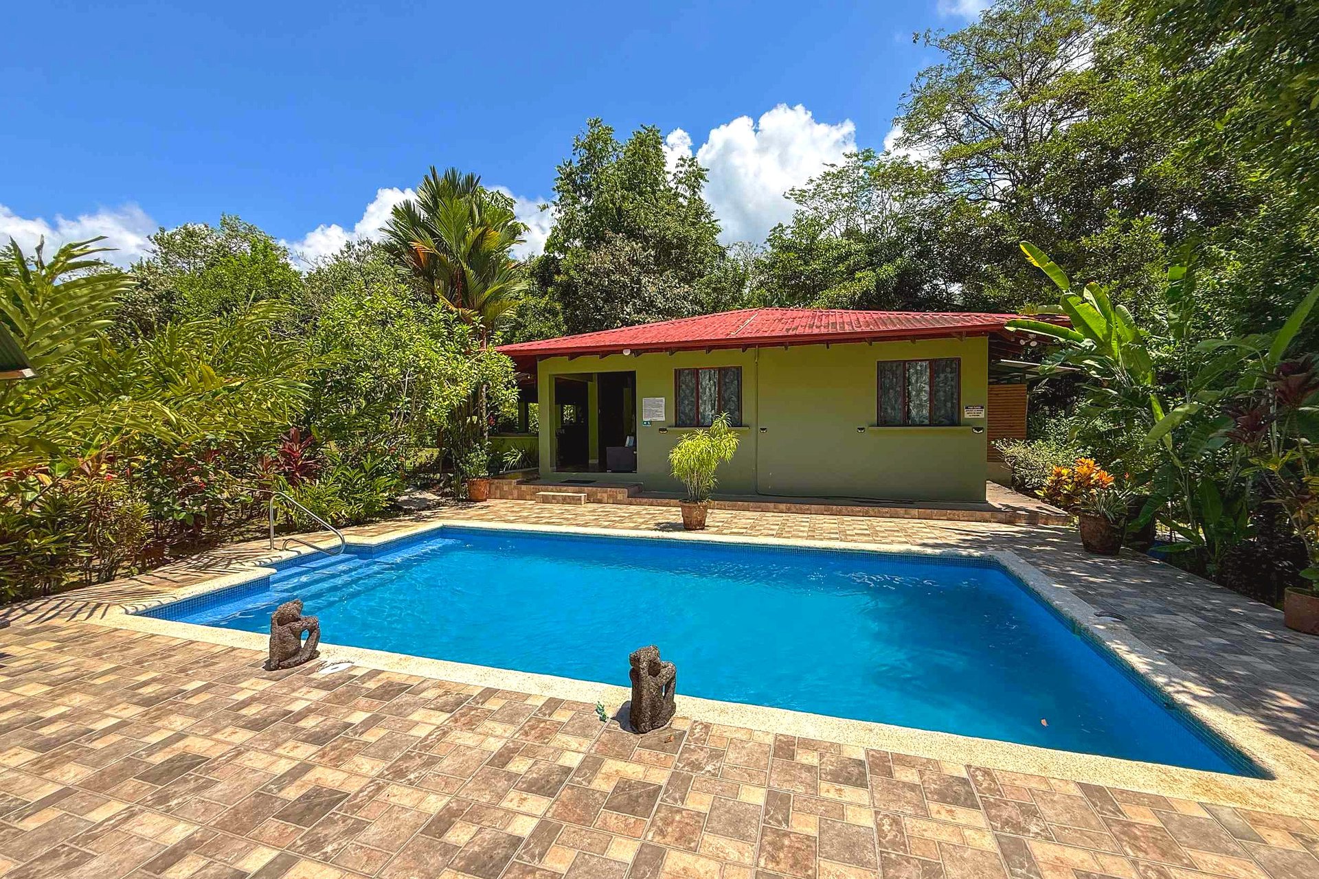  Gorgeous Jungle Hotel with 11 Beds including Owner/Manager Unit, Sparkling Pool & River Setting in Ojochal Costa Rica