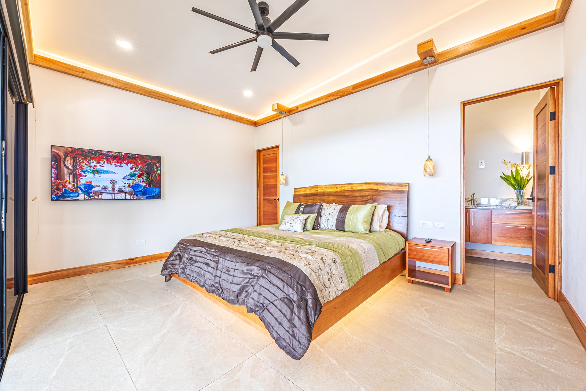 4 ACRES – 3 Bedroom Home “The Crystal Shire” With Wide Ocean View, Creek, Solar Power, Fine Craftsmanship, Self Sufficiency!!