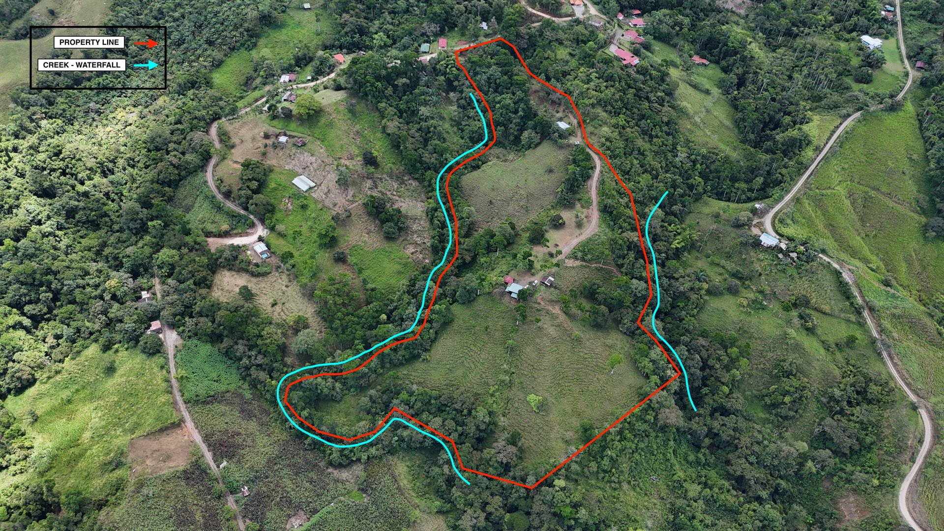 Spring, Waterfalls and more!  Farm in San Vito Limoncito!