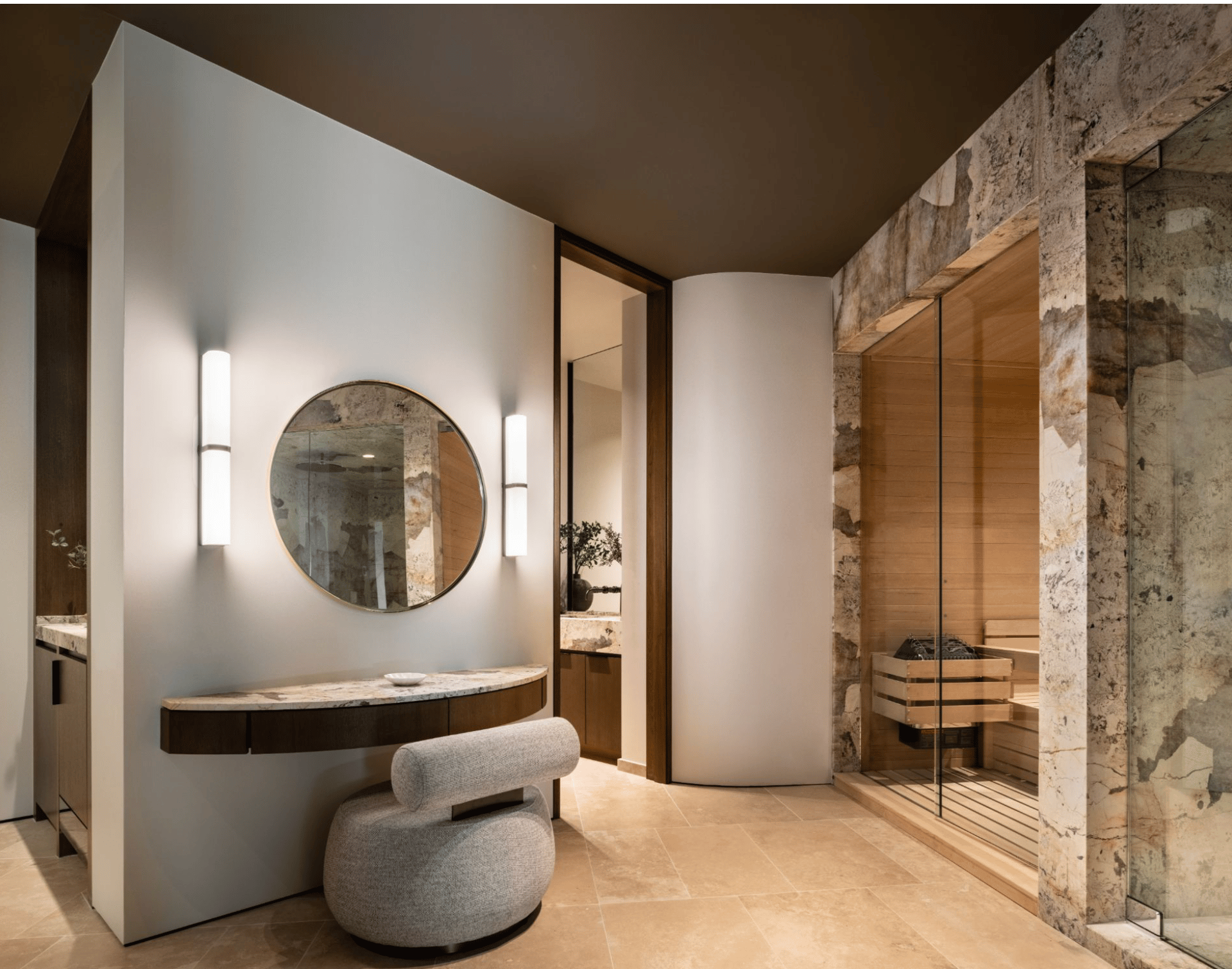Travertine Renown, Stradella Road, 90077