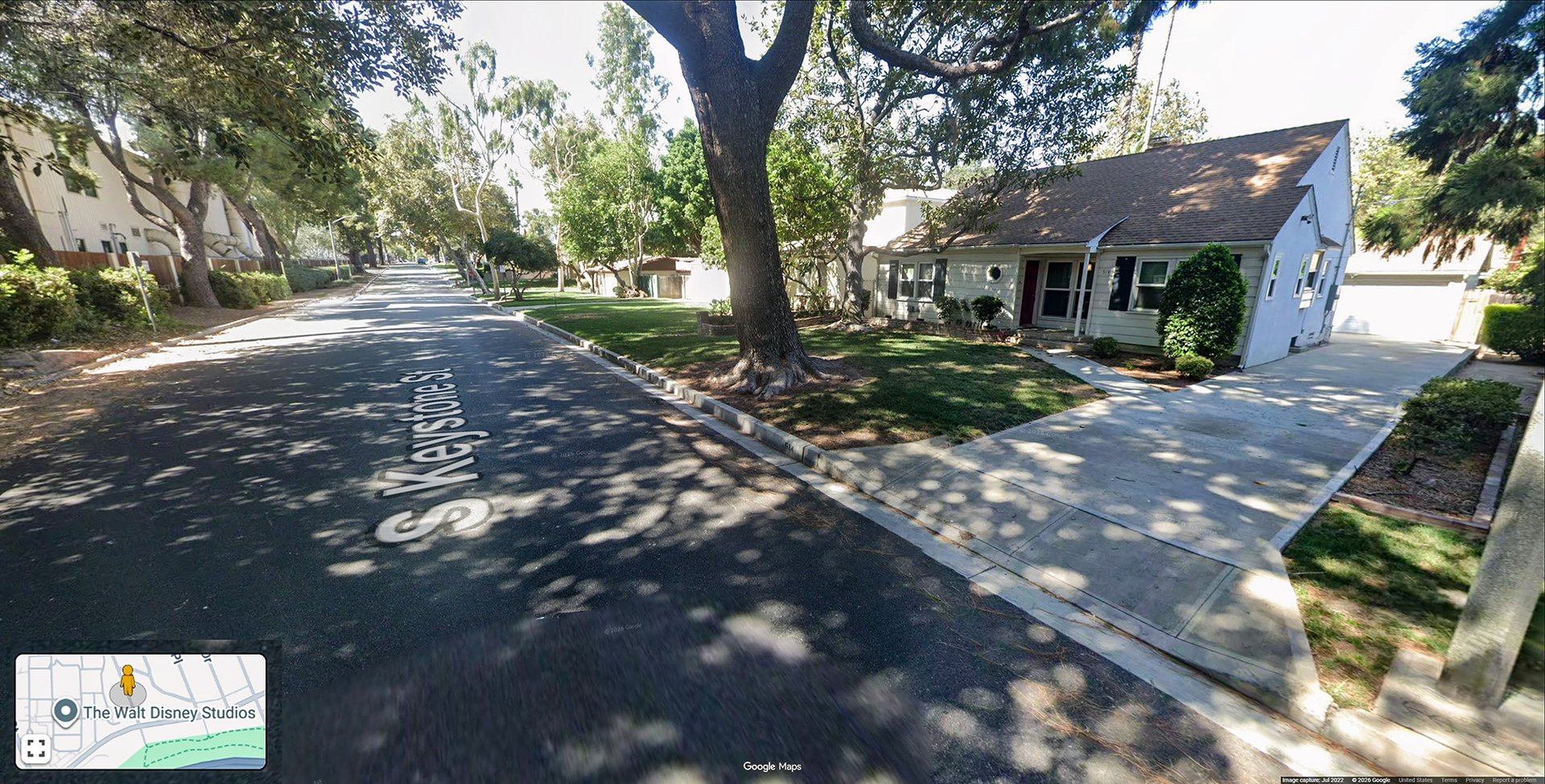 South Keystone Street in Burbank California