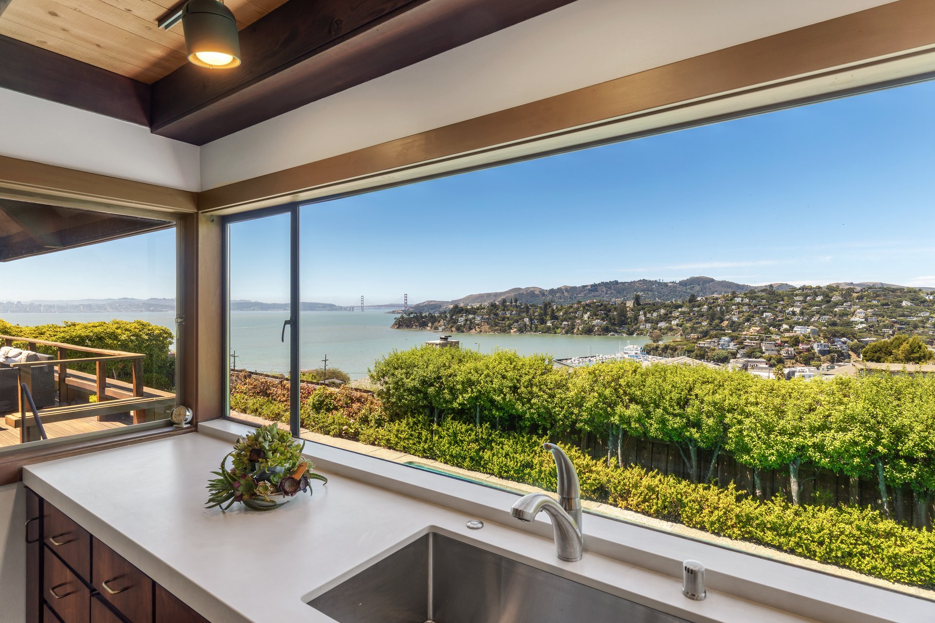 Spectacular Views of the Bay and Golden Gate Bridge