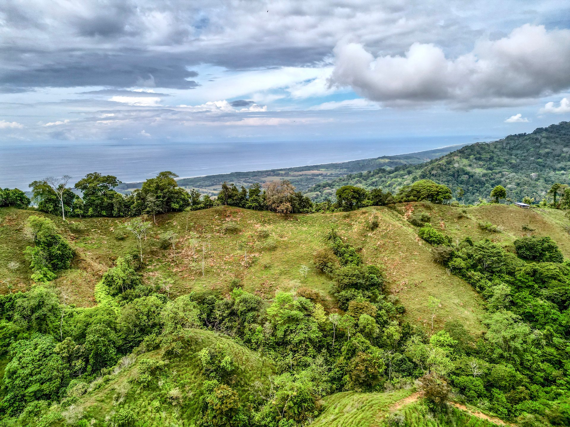 59.35 ACRES- Ocean And Mountain View Land, 6 Building Areas, Legal Water, Public Road, 20min From Beaches!!!