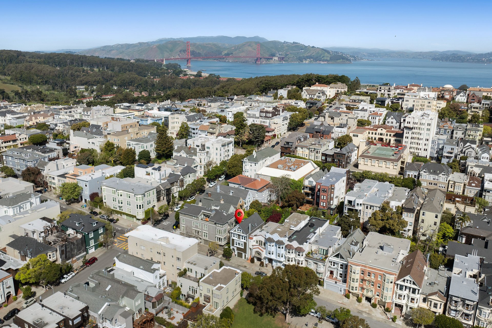 Pacific Heights Edwardian on a Prime Flat Block