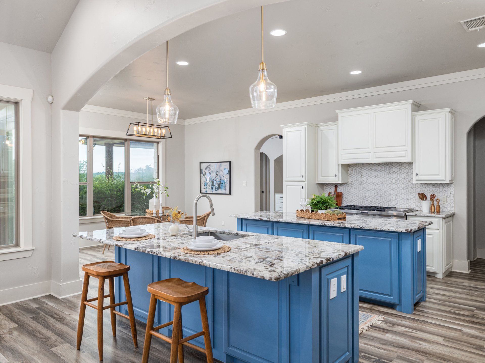 Private 1-Acre Retreat in Beltorre | Single-Story Gem w/ Dual Islands + Outdoor Fireplace