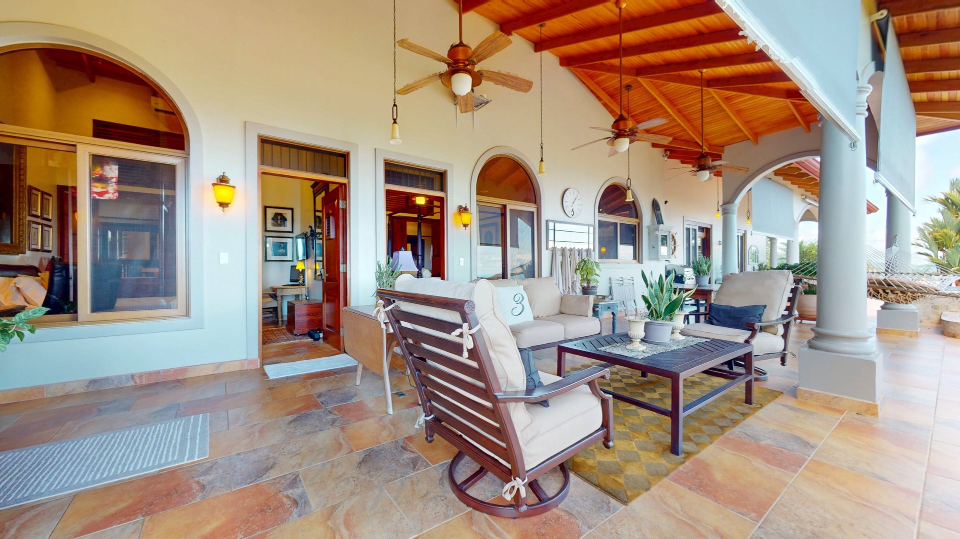 Tropical Hacienda with Breathtaking Whitewater Views in Most Desirable Gated Community in Ojochal
