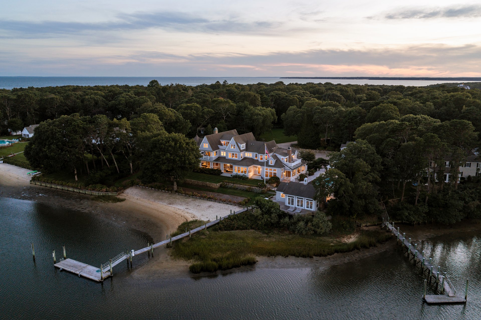 Landmark Waterfront Estate in Osterville