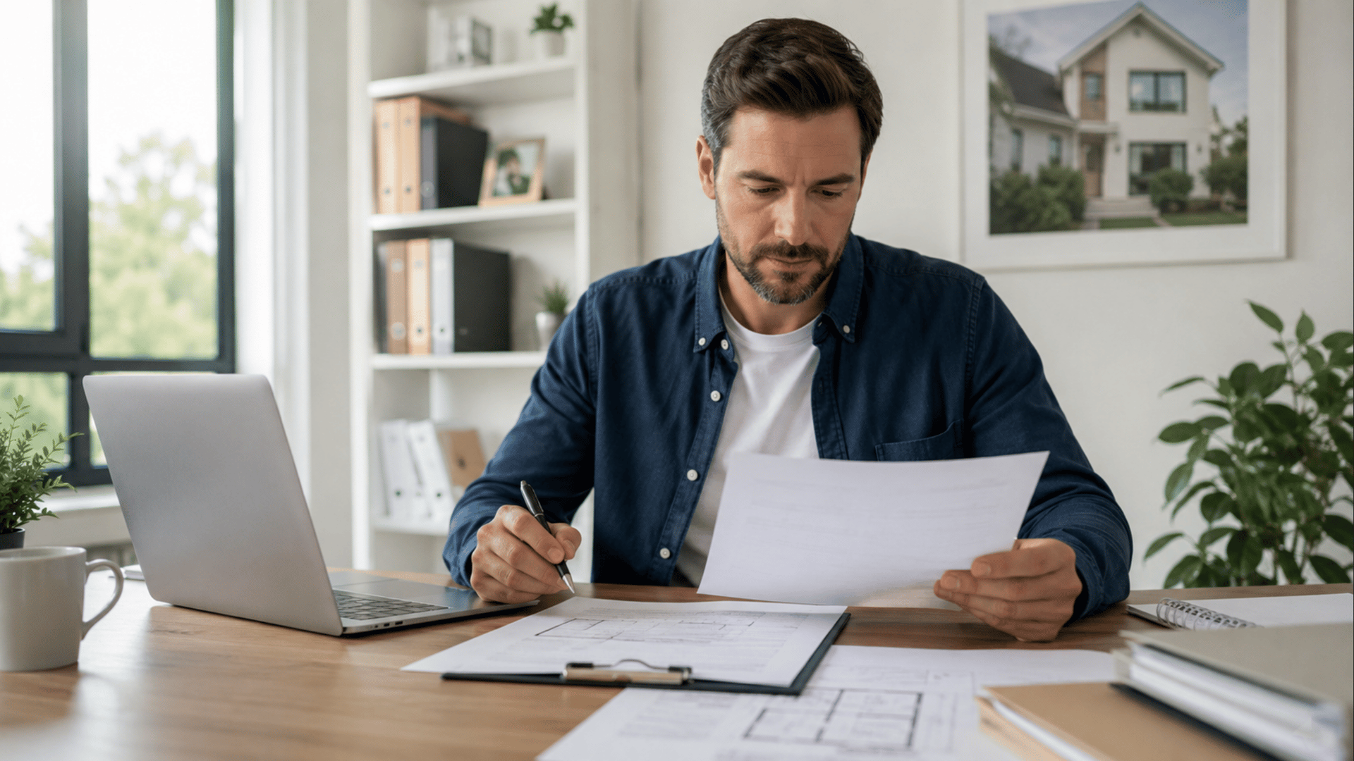 a-man-with-a-beard-sits-at-a-desk-focused-on-examining-documents