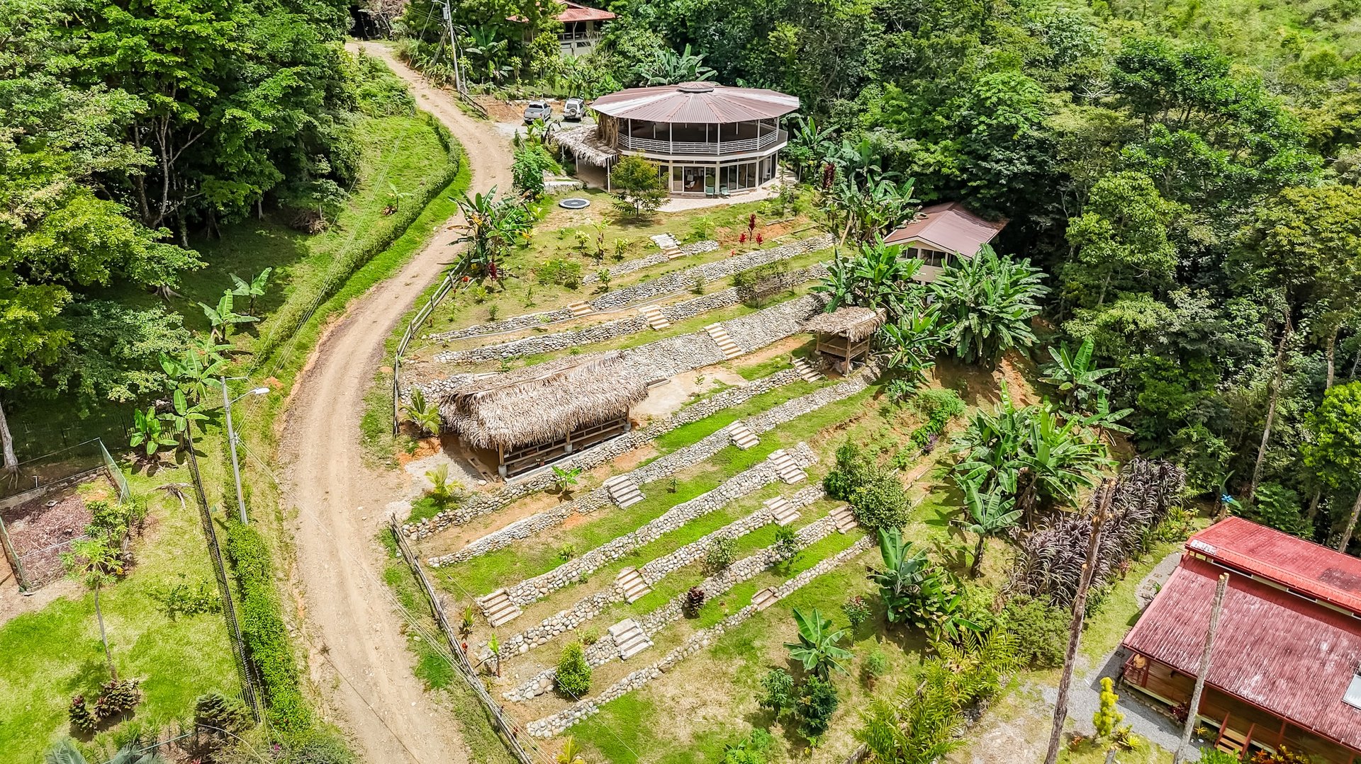 Scenic 2-Home Property for Sale in Serenity Gardens, Costa Rica – 1 Acre Mountain Estate Near Ojochal