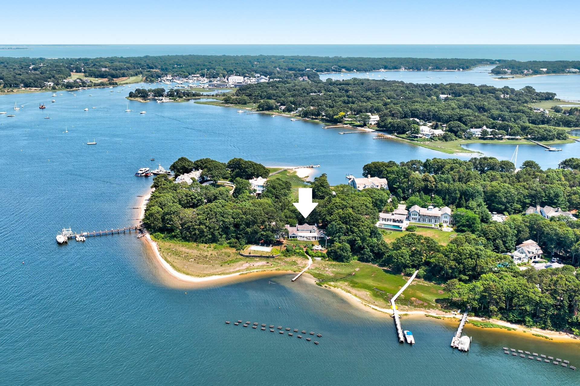 Exquisite Waterfront Estate on Oyster Harbors