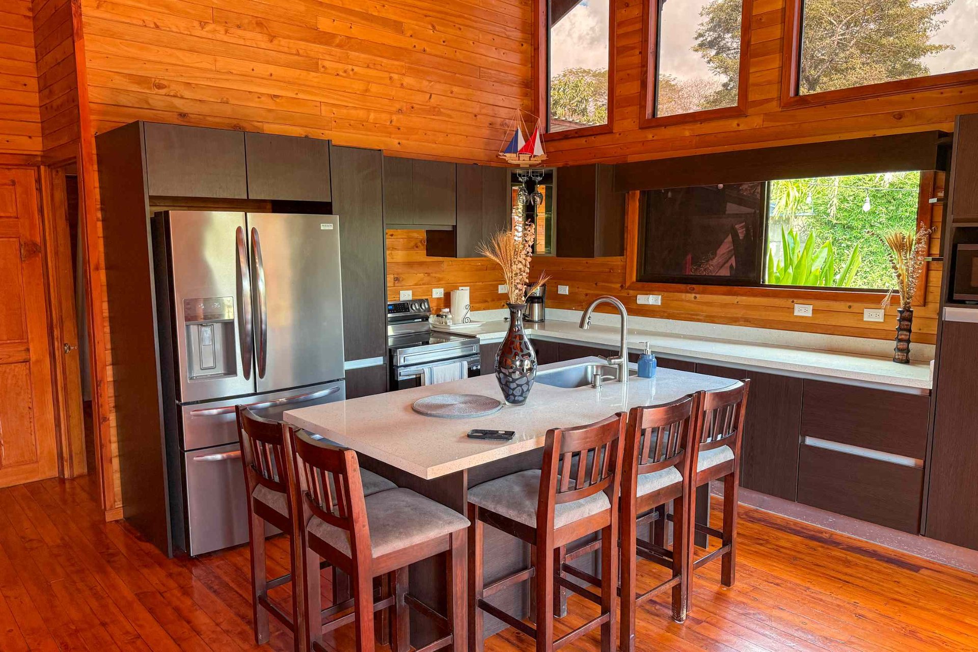 Unique Income Producing Home with 3-Bedrooms plus 1-Bedroom Cabin & Pool in Walk-to-Beach Location in Bahia near Uvita Costa Rica