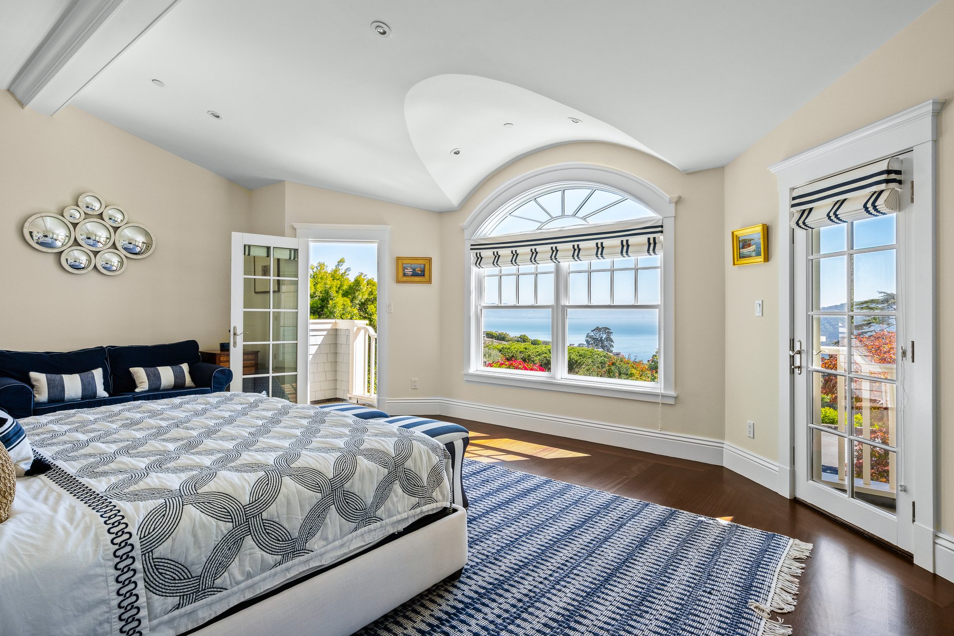 Exceptional East Coast-Inspired Estate with Sweeping Views of San Francisco and the Golden Gate Bridge