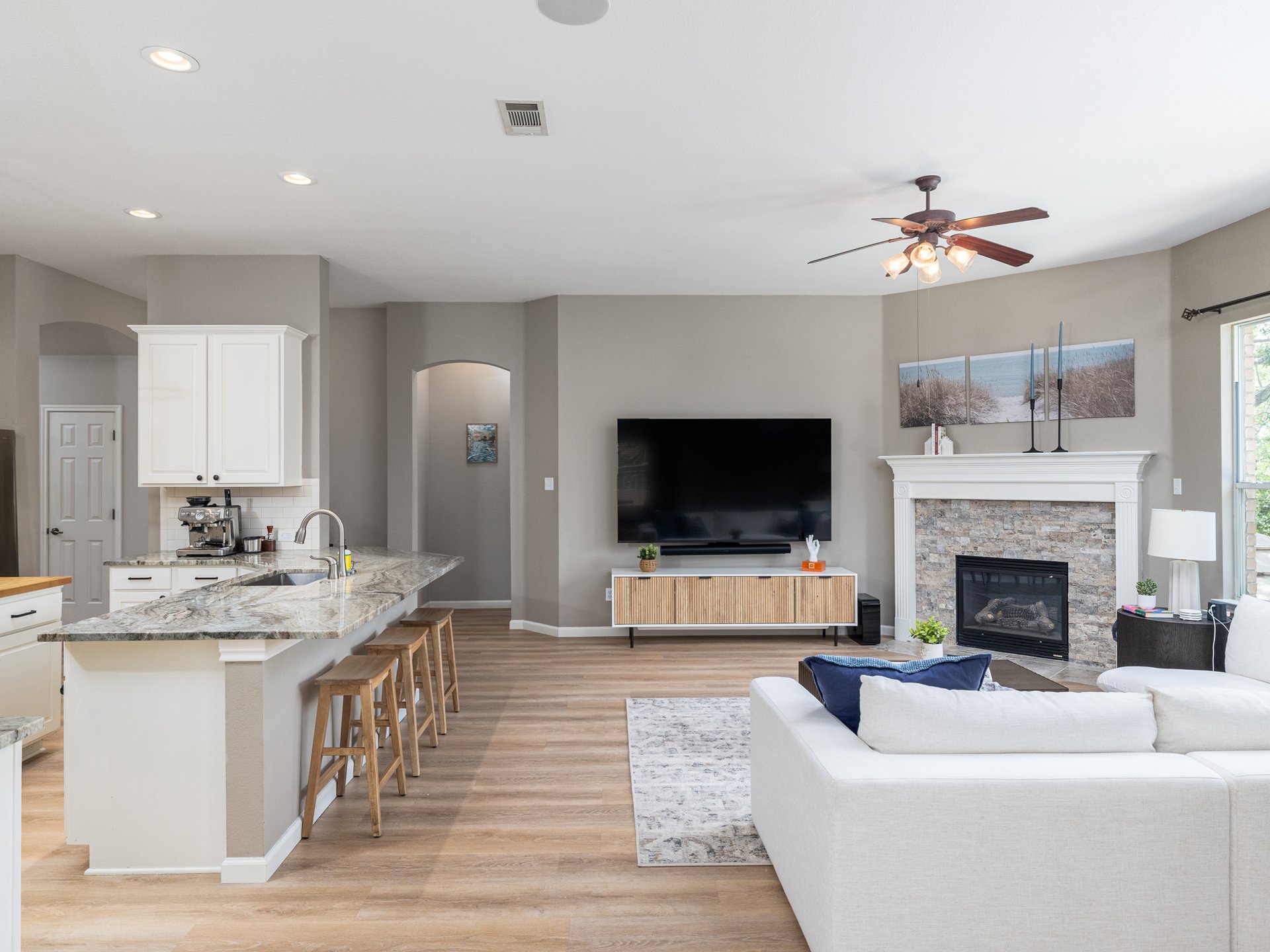 Greenbelt Retreat w/ Pool + Spa | Updated Single-Story in Canyon Creek