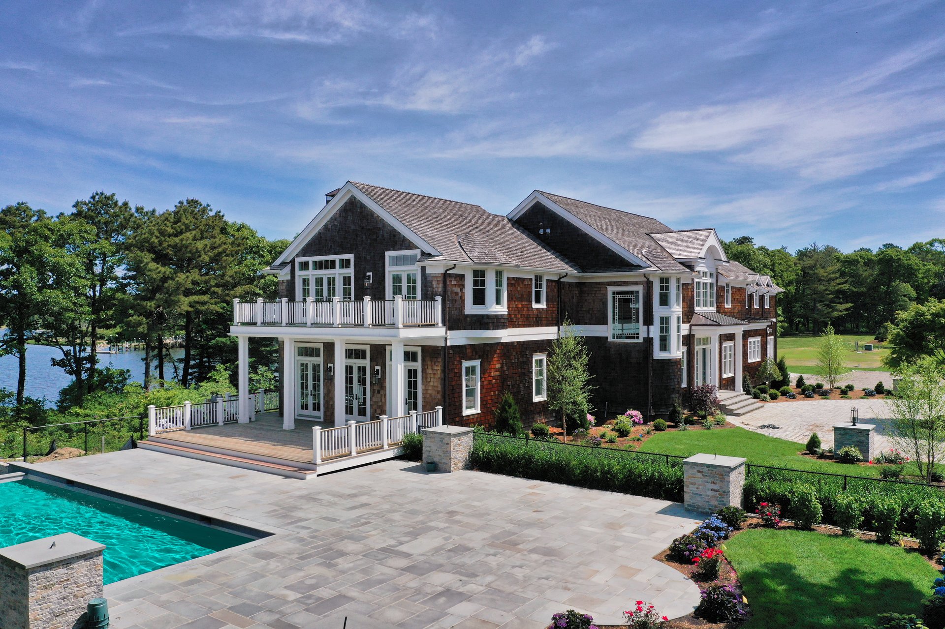 Custom Popponesset Bay Waterfront Residence