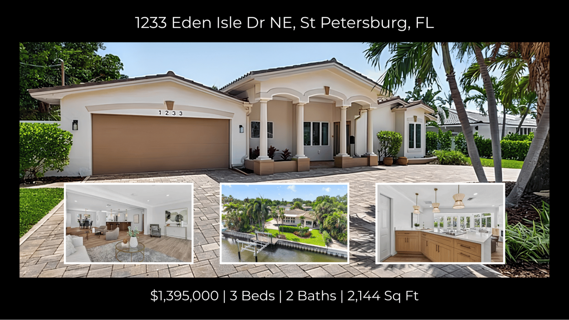 home at 1233 Eden Isle Dr NE in Roser Park St. Petersburg, Florida
