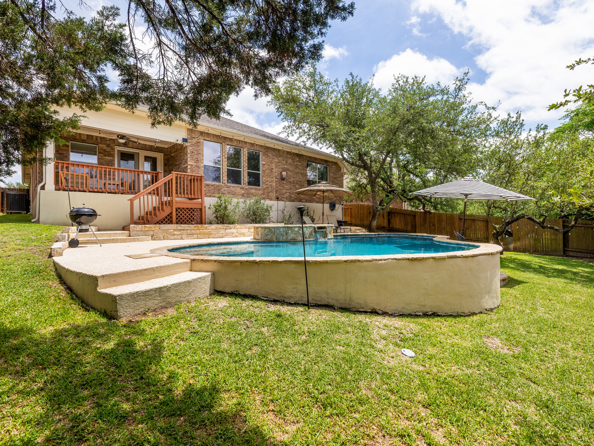 Greenbelt Retreat w/ Pool + Spa | Updated Single-Story in Canyon Creek