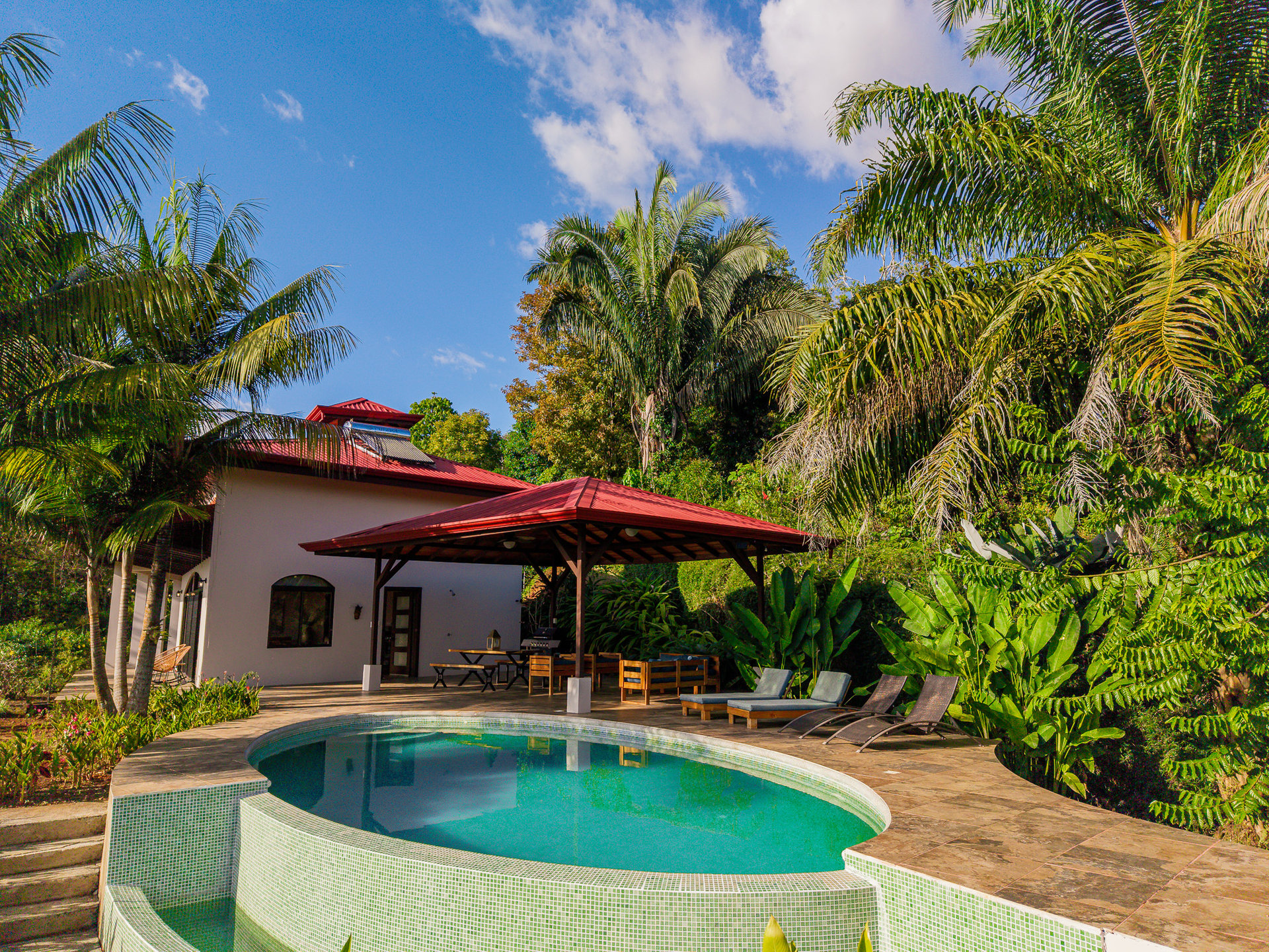 Sunset Ocean View Home on 2.6 Acres Platanillo