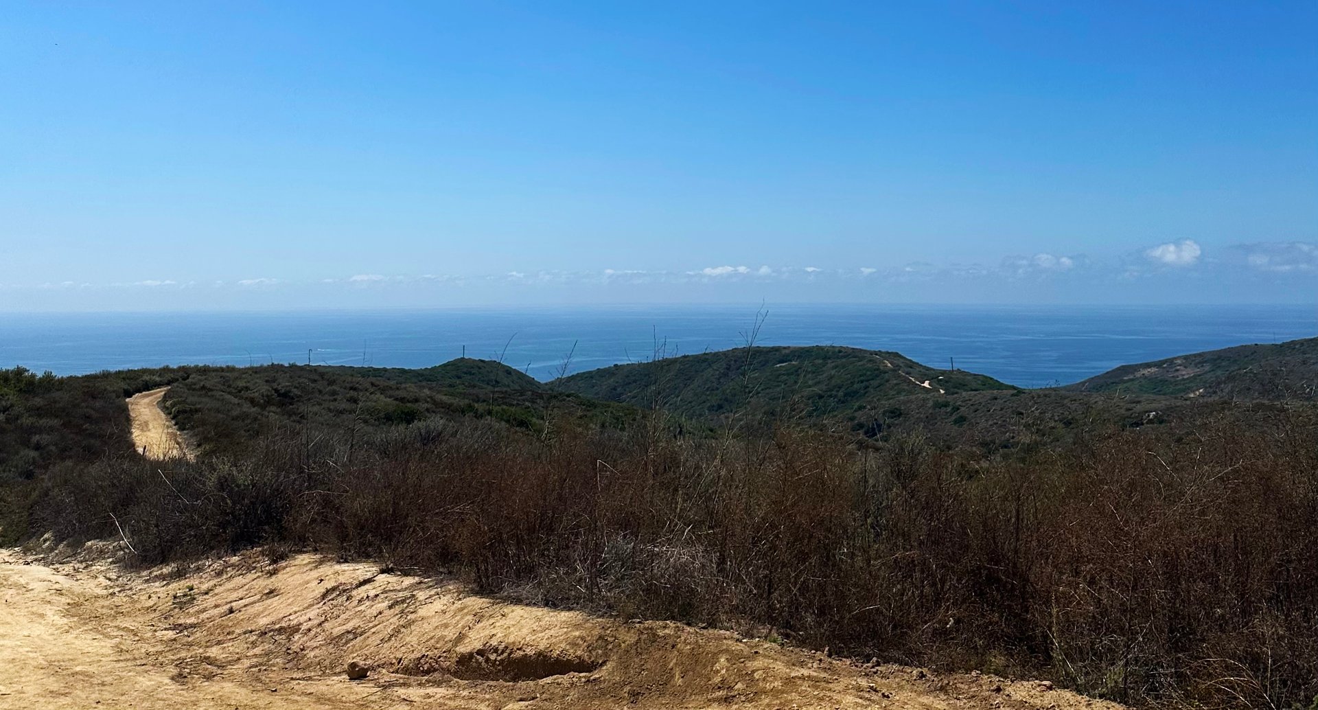 Coastal landscape near Corona del Mar and Newport Beach