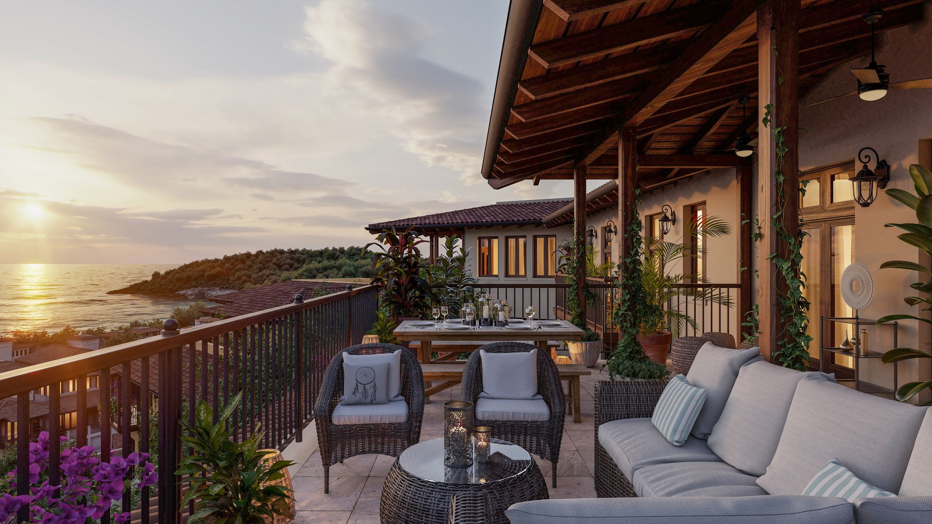 Lantana Residence 422062 | Elegant 2-Bedroom Condo with Partial Ocean Views
