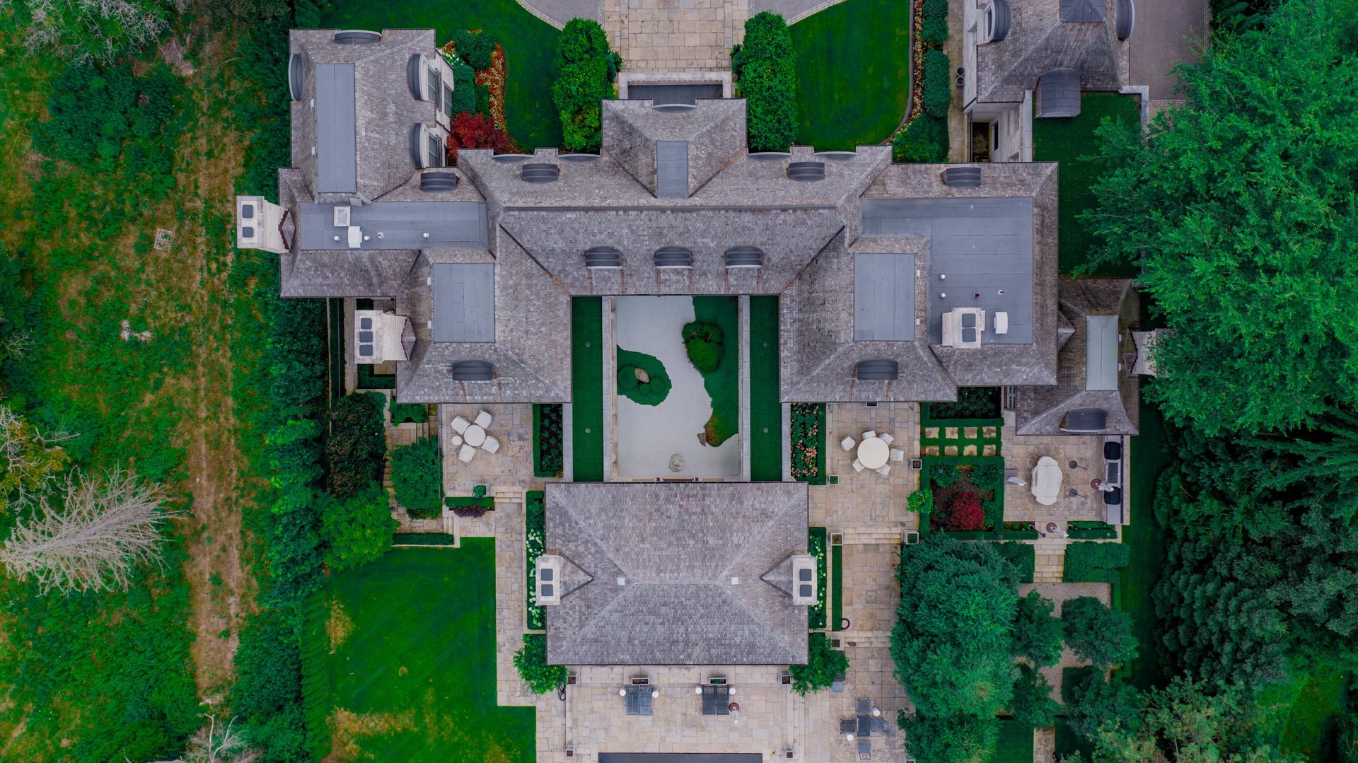 SOLD: Gated French Provincial Bridle Path Mansion