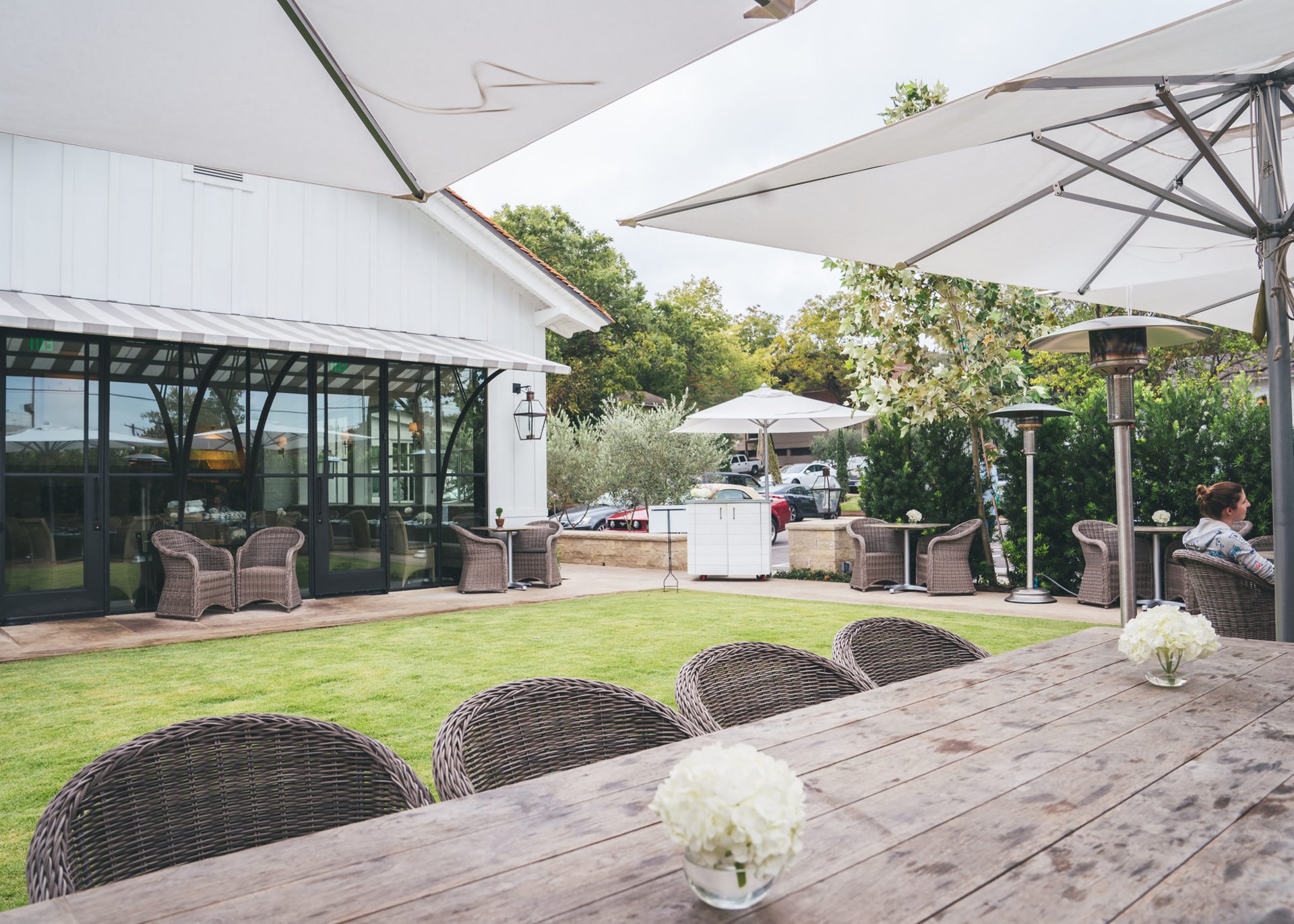 People toasting with wine glasses