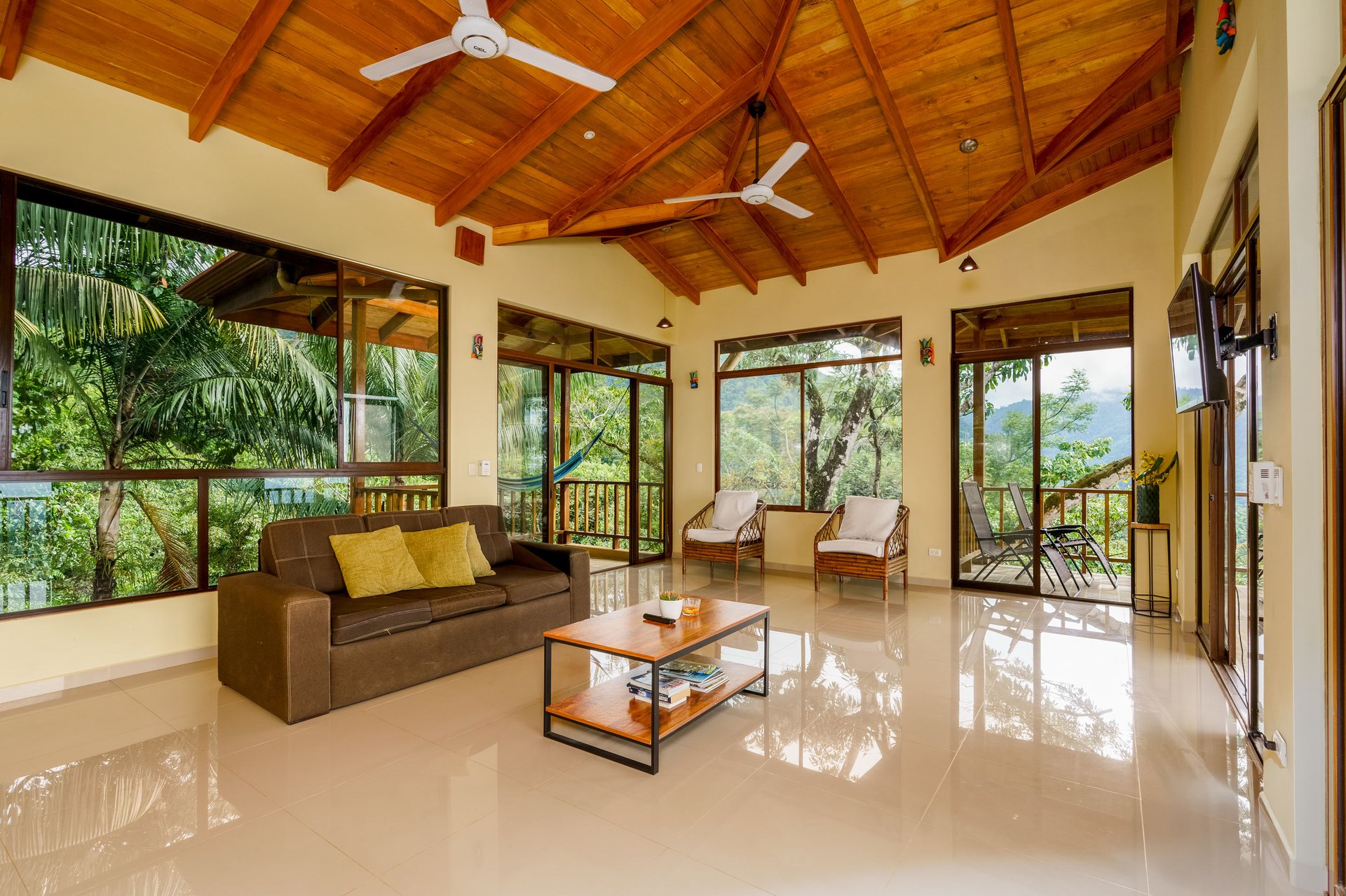 Jungle Retreat with River, Views & 2 Homes in Tres Rios